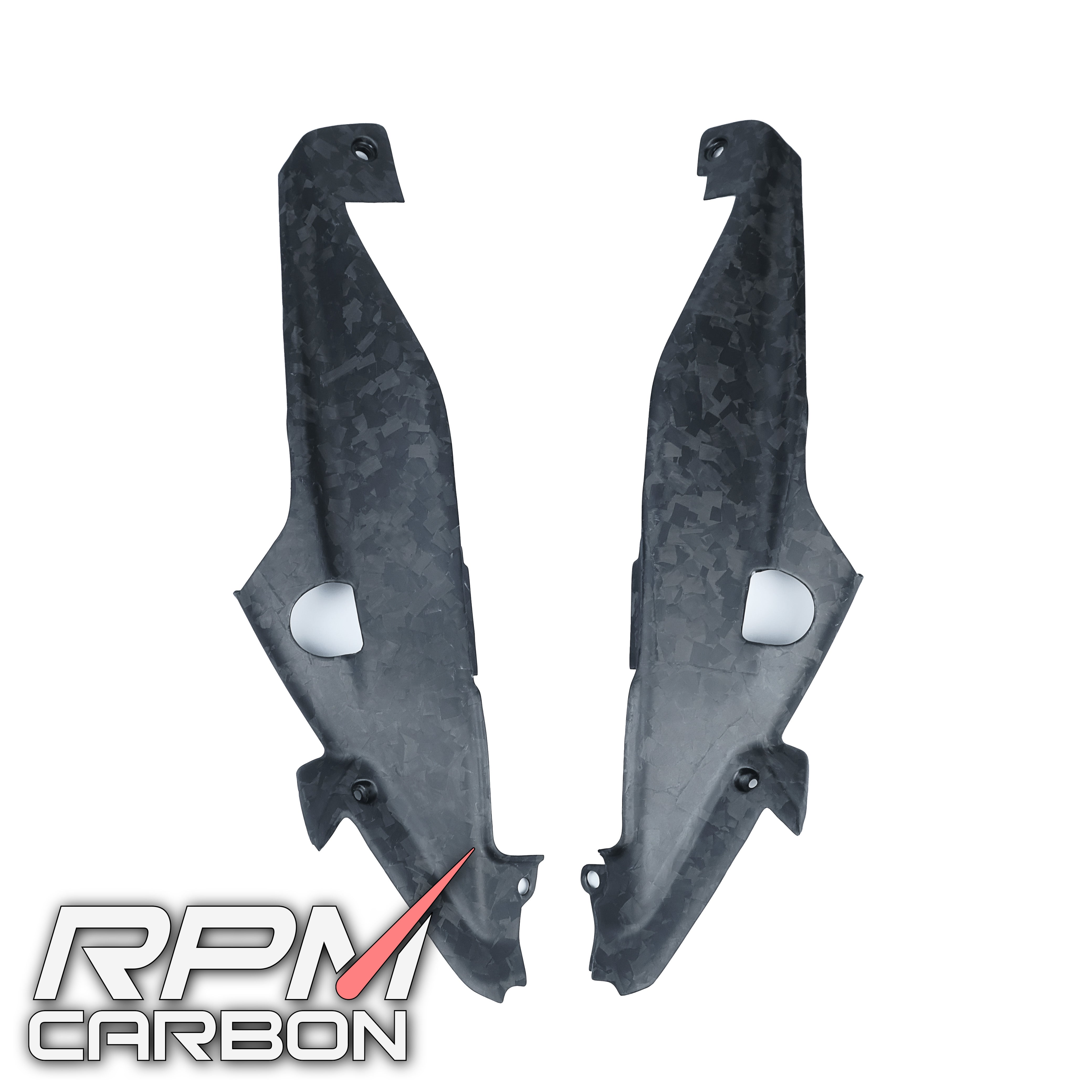 Ducati Hypermotard 950 Carbon Fiber Undertail Side Panels