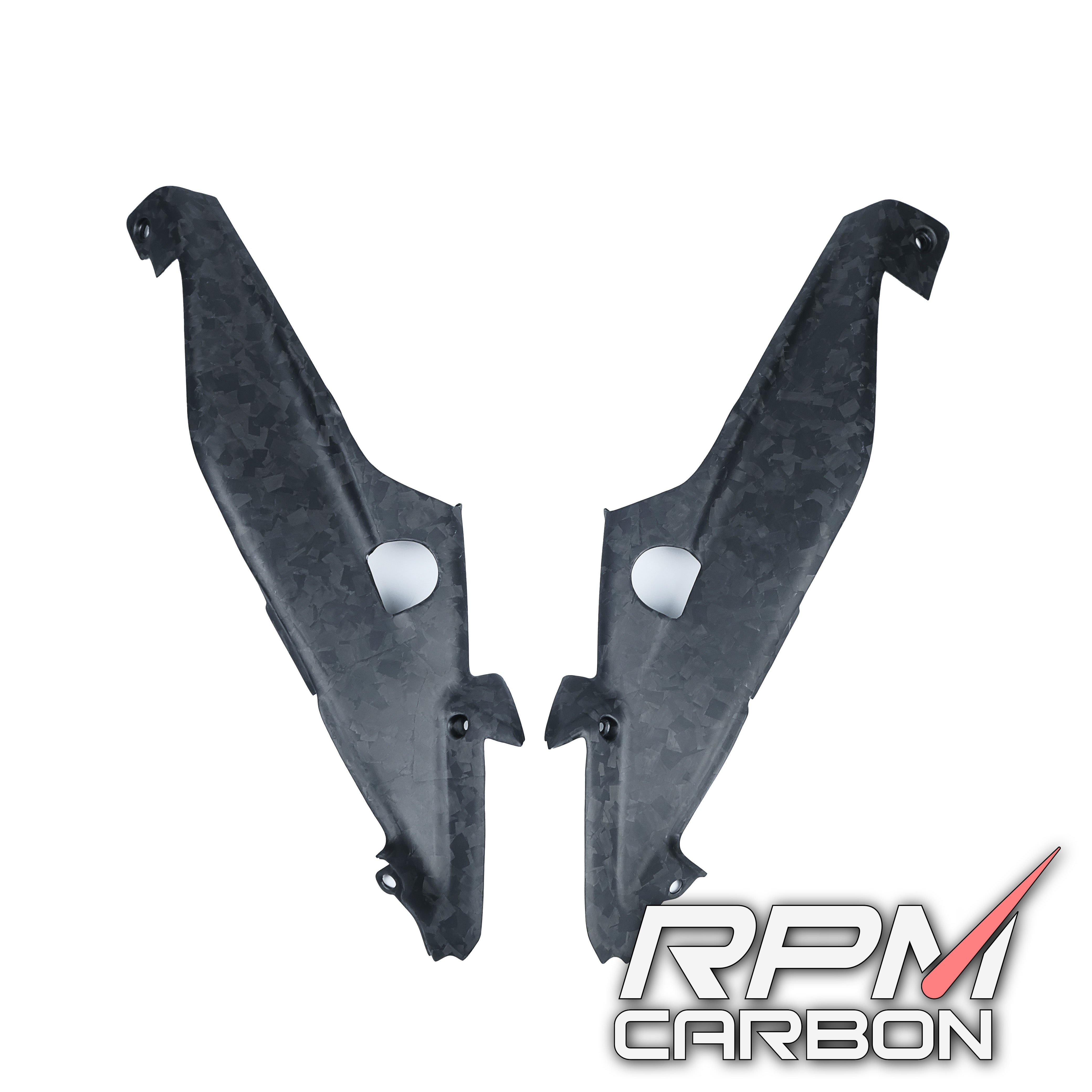 Ducati Hypermotard 950 Carbon Fiber Undertail Side Panels