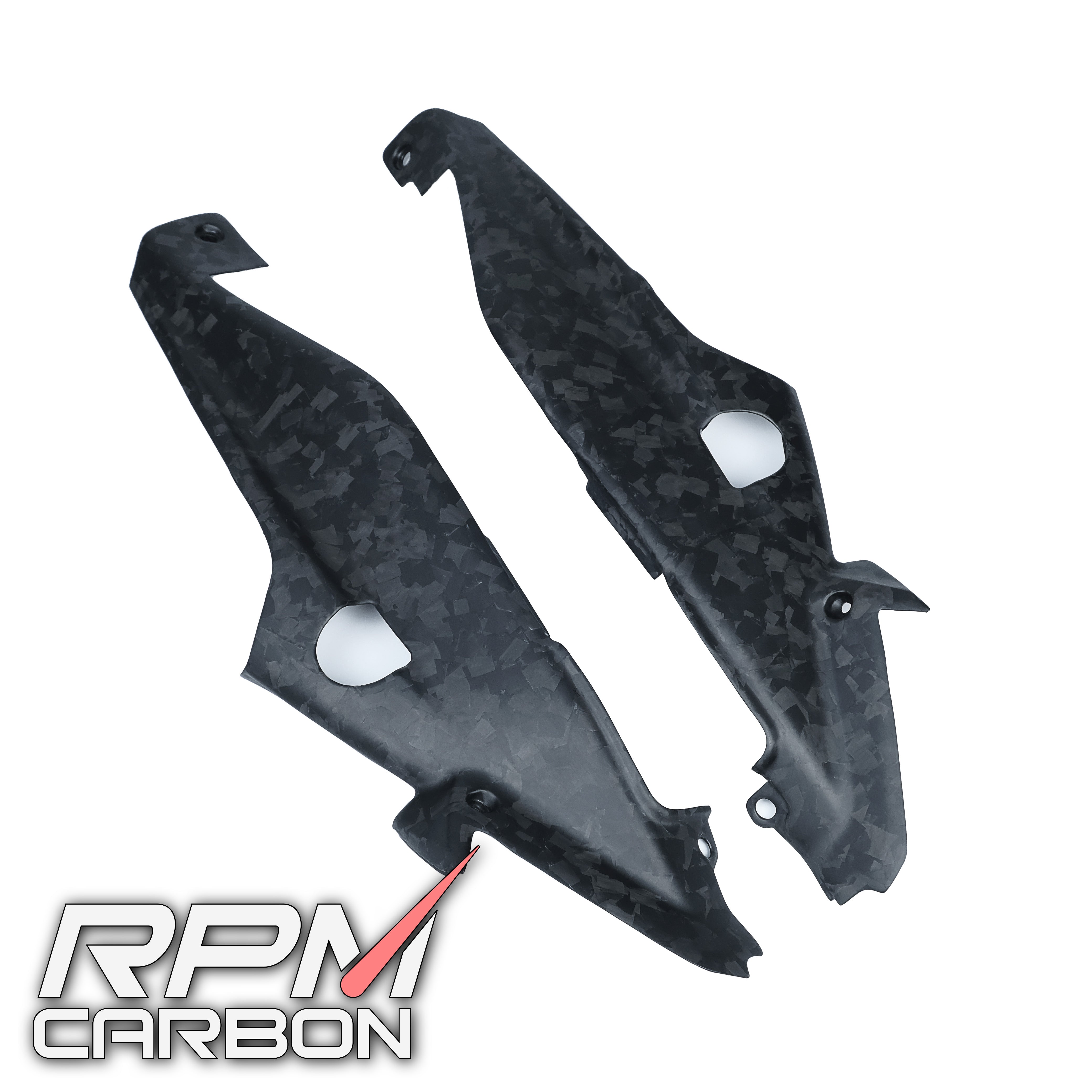 Ducati Hypermotard 950 Carbon Fiber Undertail Side Panels