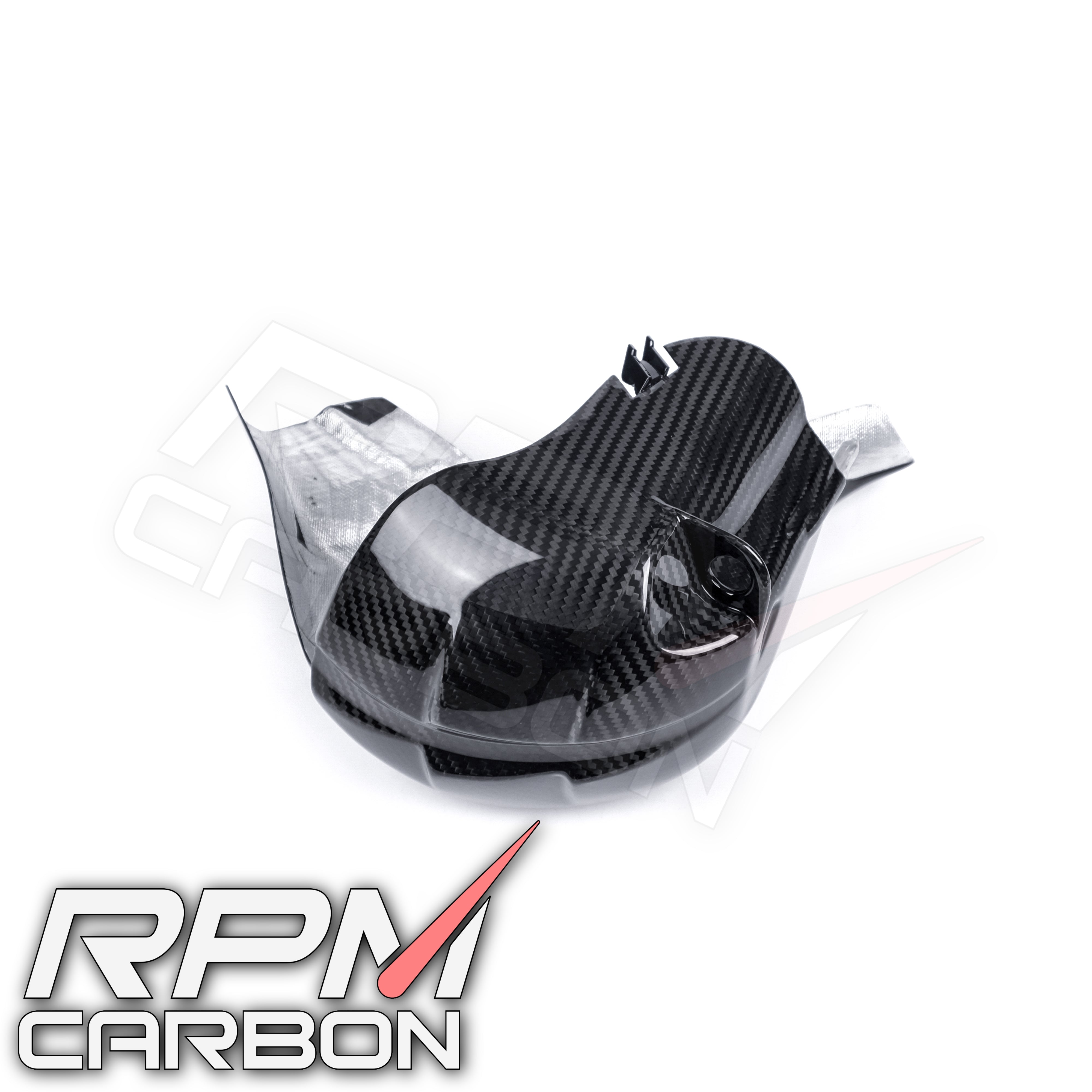 Ducati Panigale/Streetfighter V4 Carbon Fiber Exhaust Cover (EURO 5 Only)