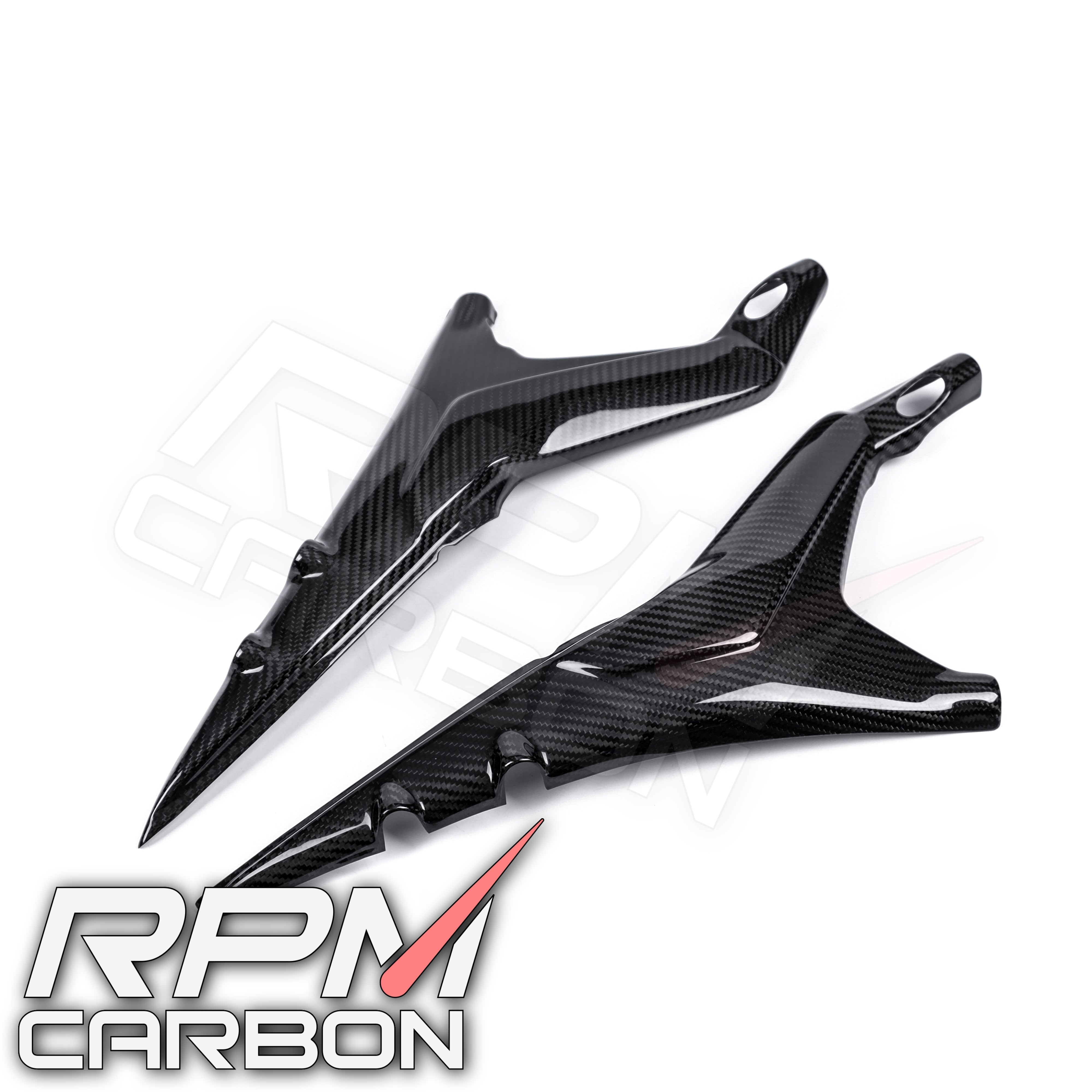 Ducati Panigale V4 탄소 섬유 서브 프레임 커버 프로텍터 전체 버전