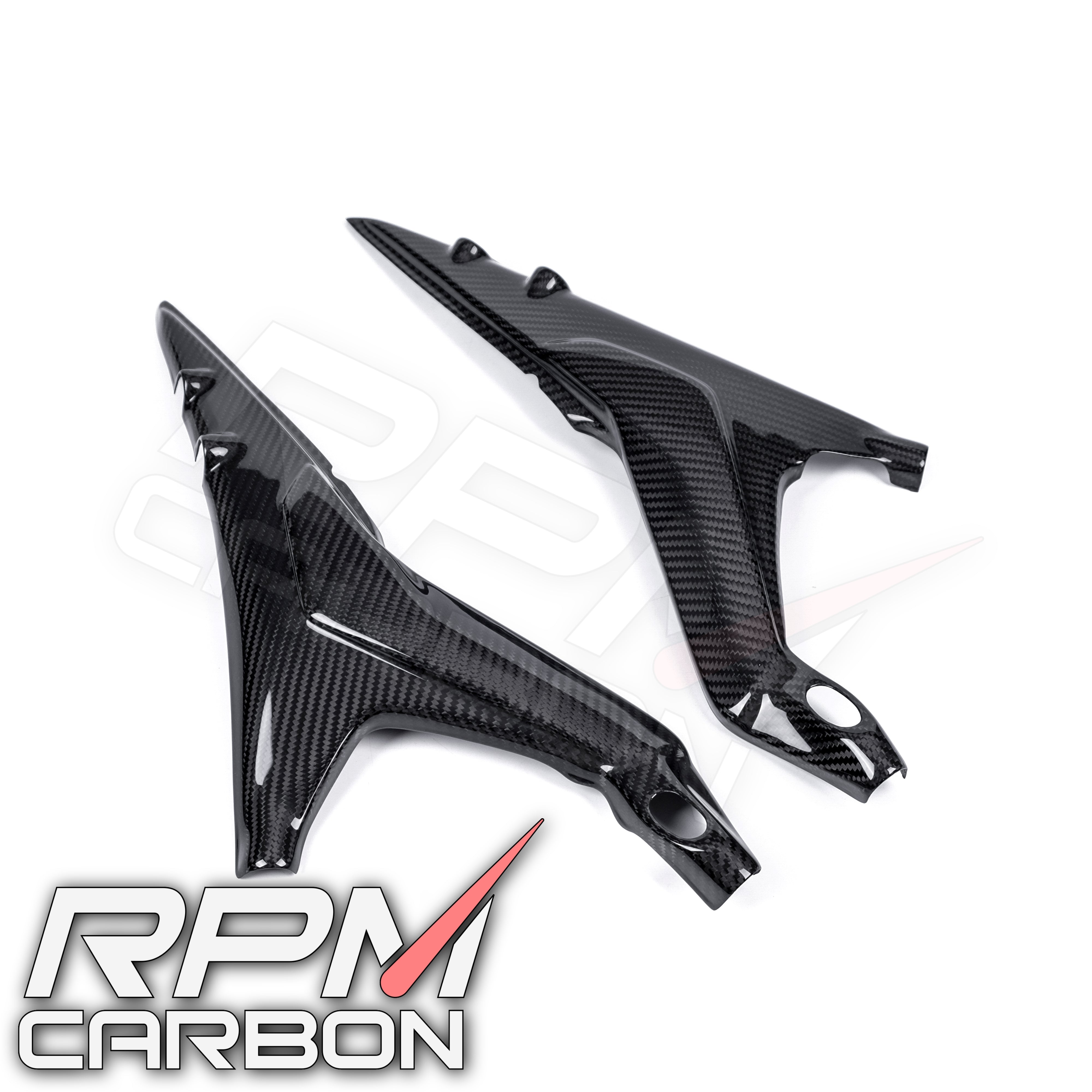 Ducati Panigale V4 Carbon Fiber Sub-Frame Covers Protectors Full Version