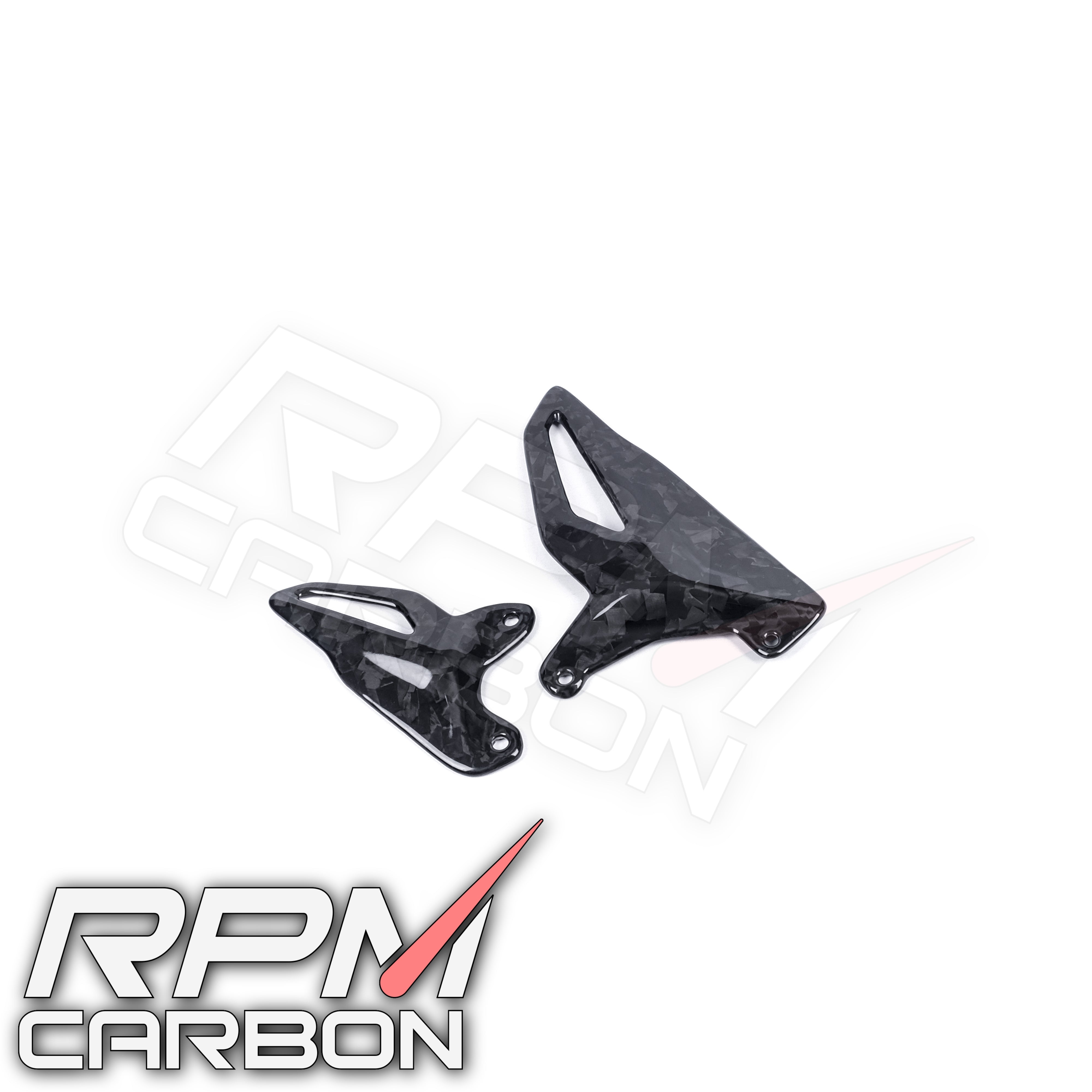 Ducati Panigale/Streetfighter V4 V2 Carbon Fiber Heel Guards DP Style