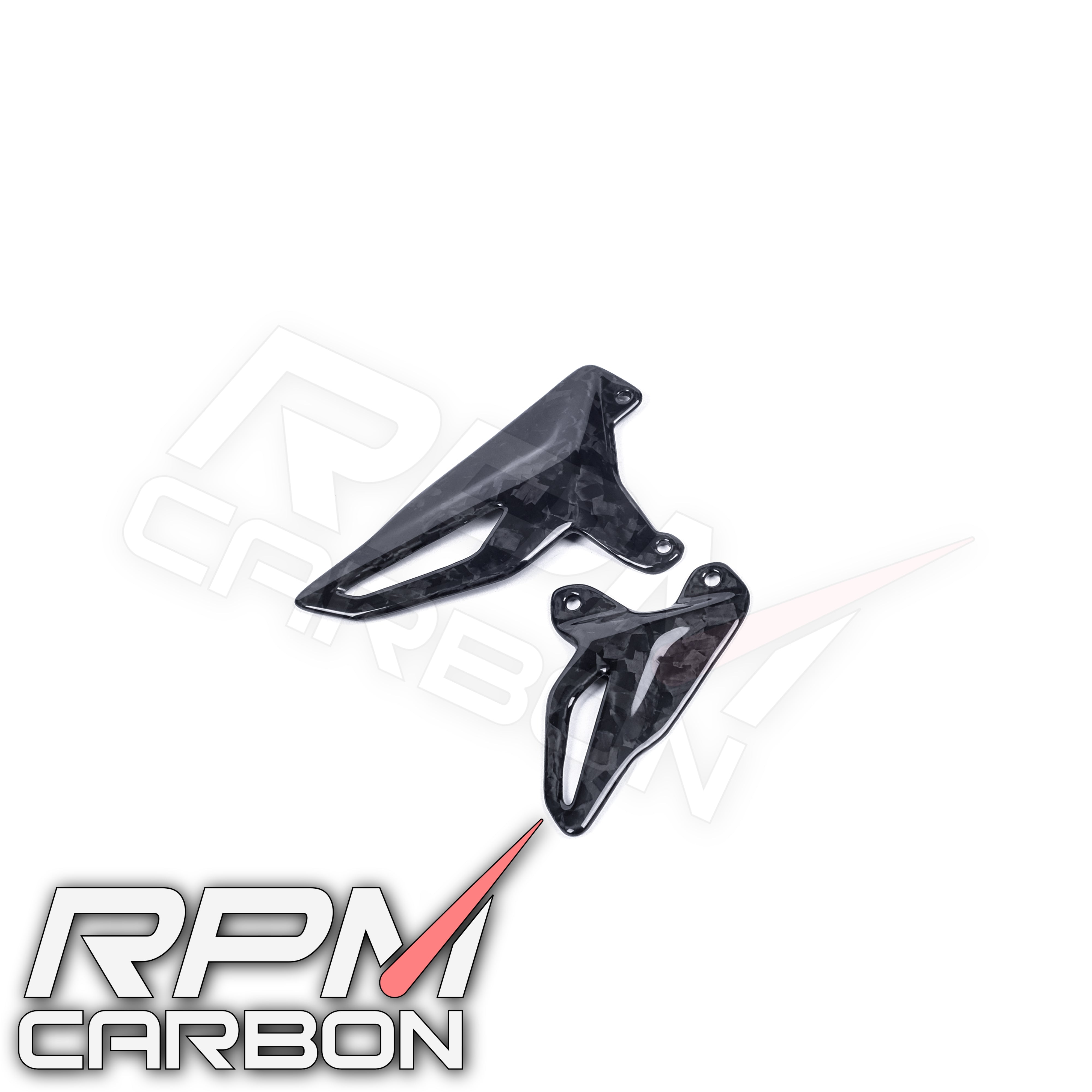 Ducati Panigale/Streetfighter V4 V2 Carbon Fiber Heel Guards DP Style