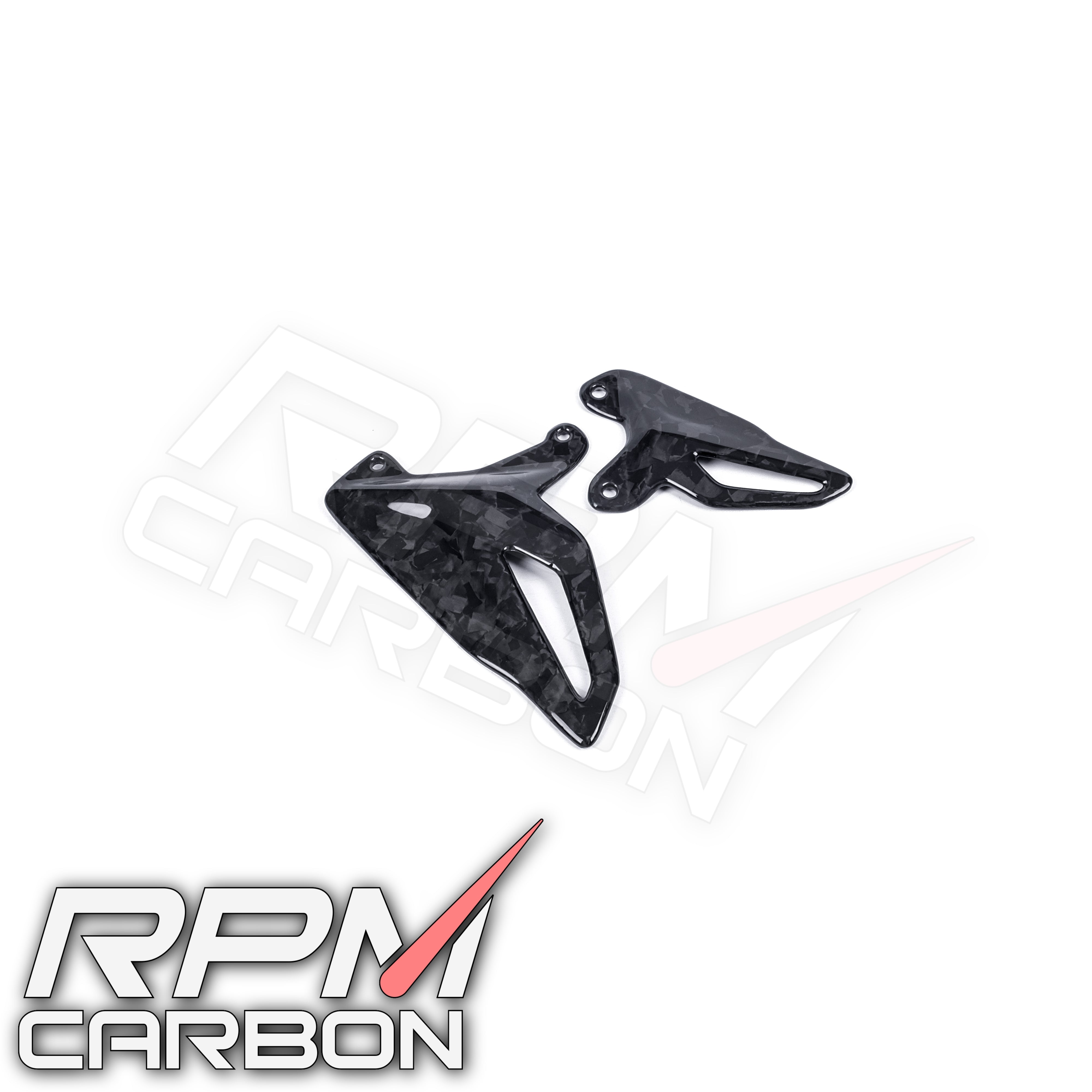 Ducati Panigale/Streetfighter V4 V2 Carbon Fiber Heel Guards DP Style