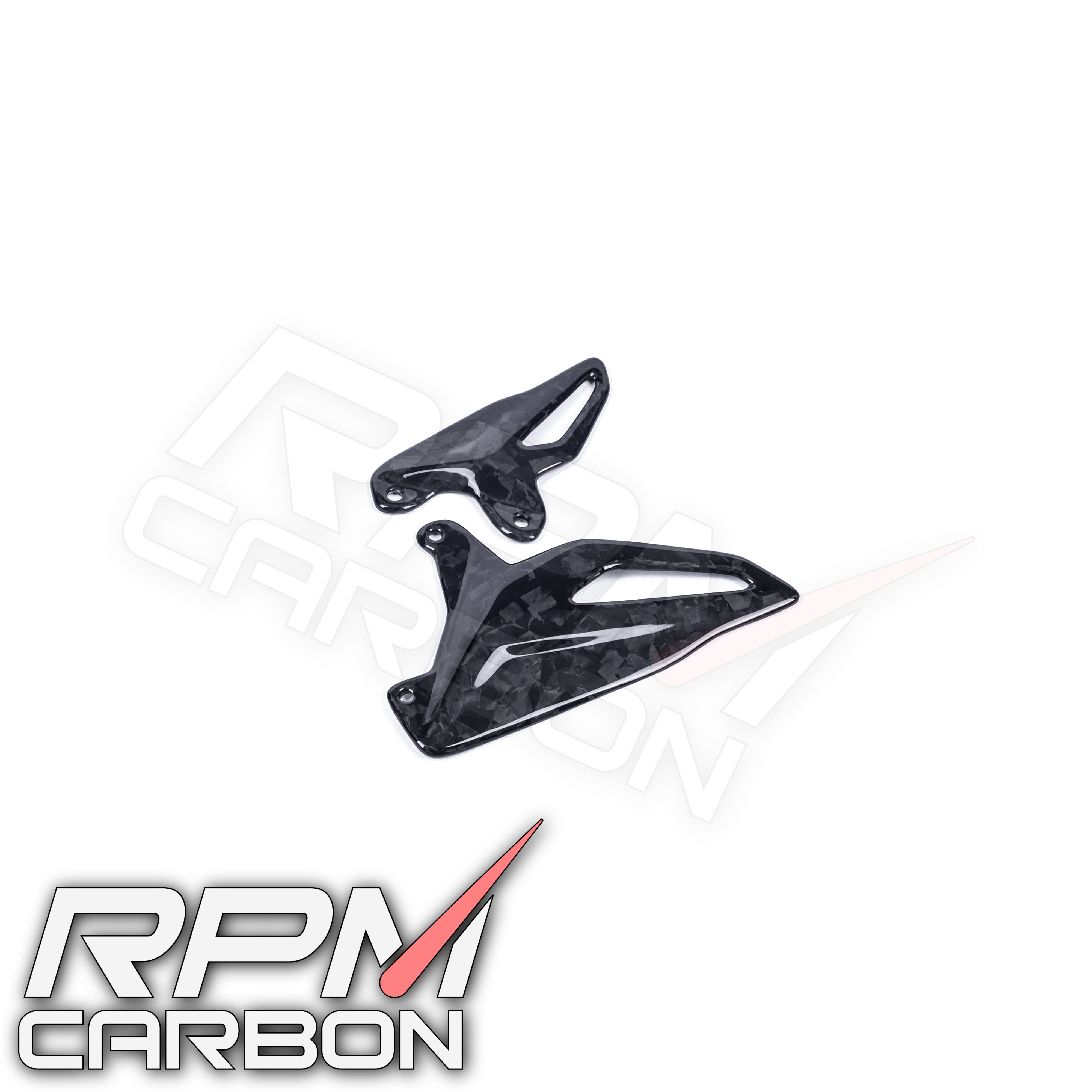 Ducati Panigale/Streetfighter V4 V2 Carbon Fiber Heel Guards DP Style