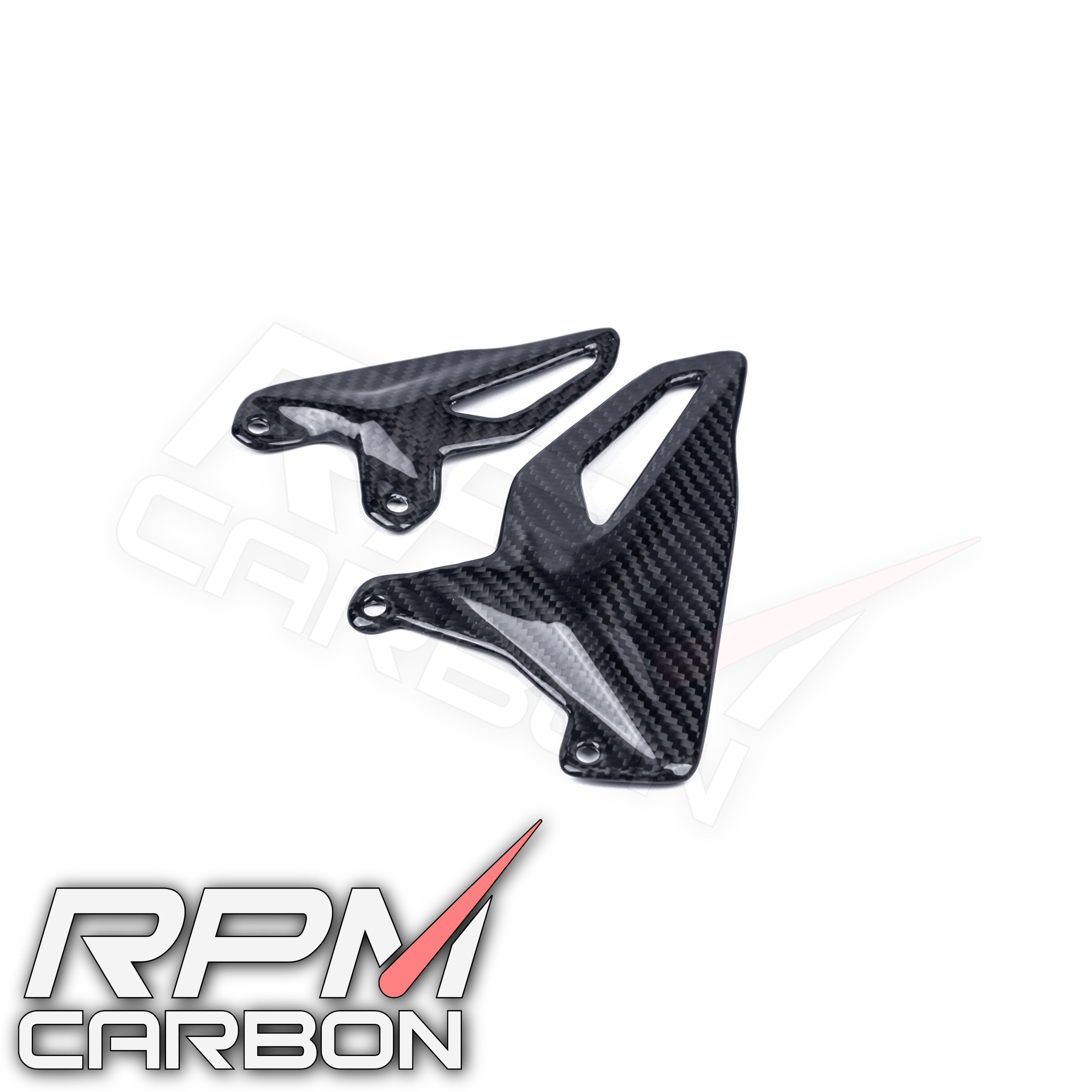 Ducati Panigale/Streetfighter V4 V2 Carbon Fiber Heel Guards DP Style