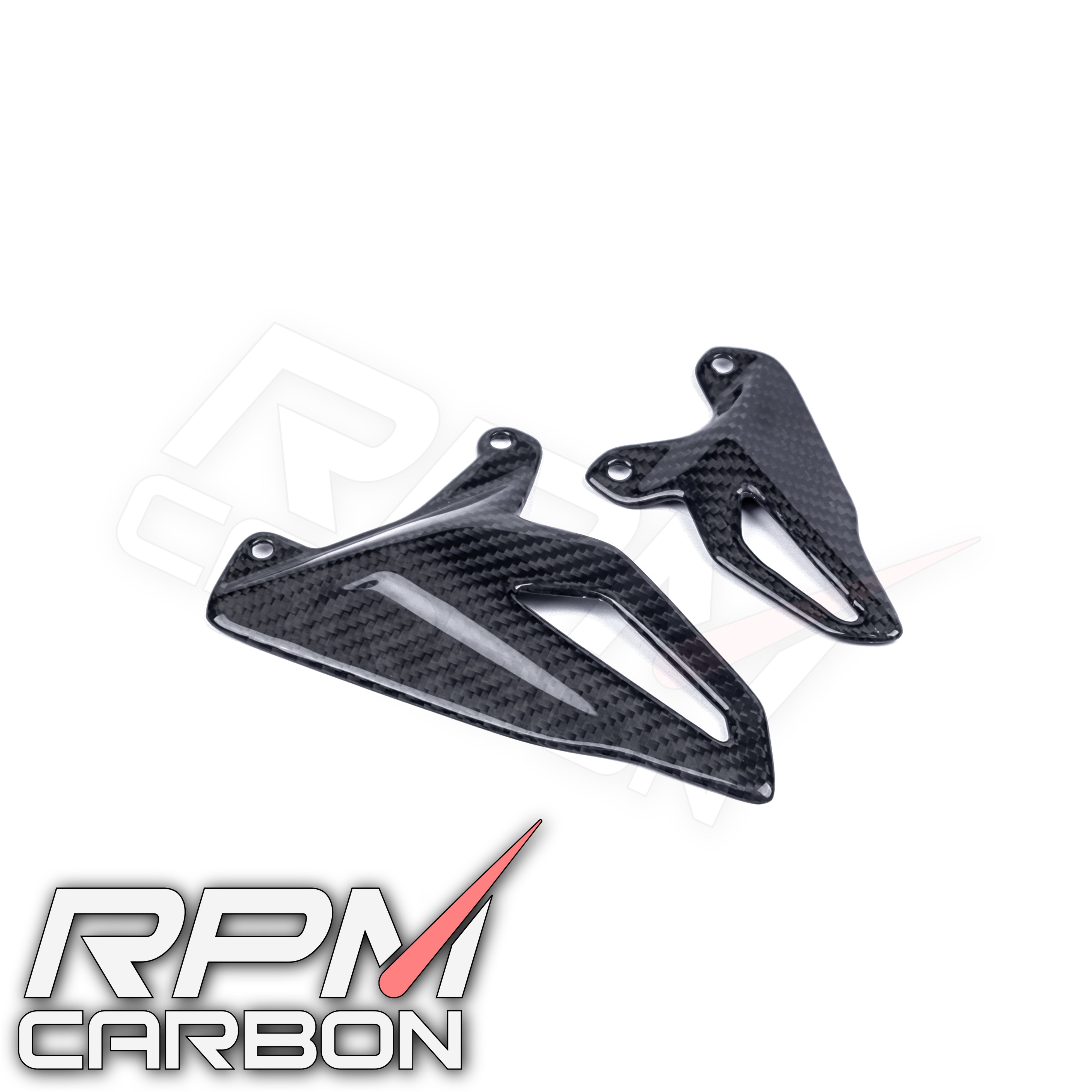 Ducati Panigale/Streetfighter V4 V2 Carbon Fiber Heel Guards DP Style