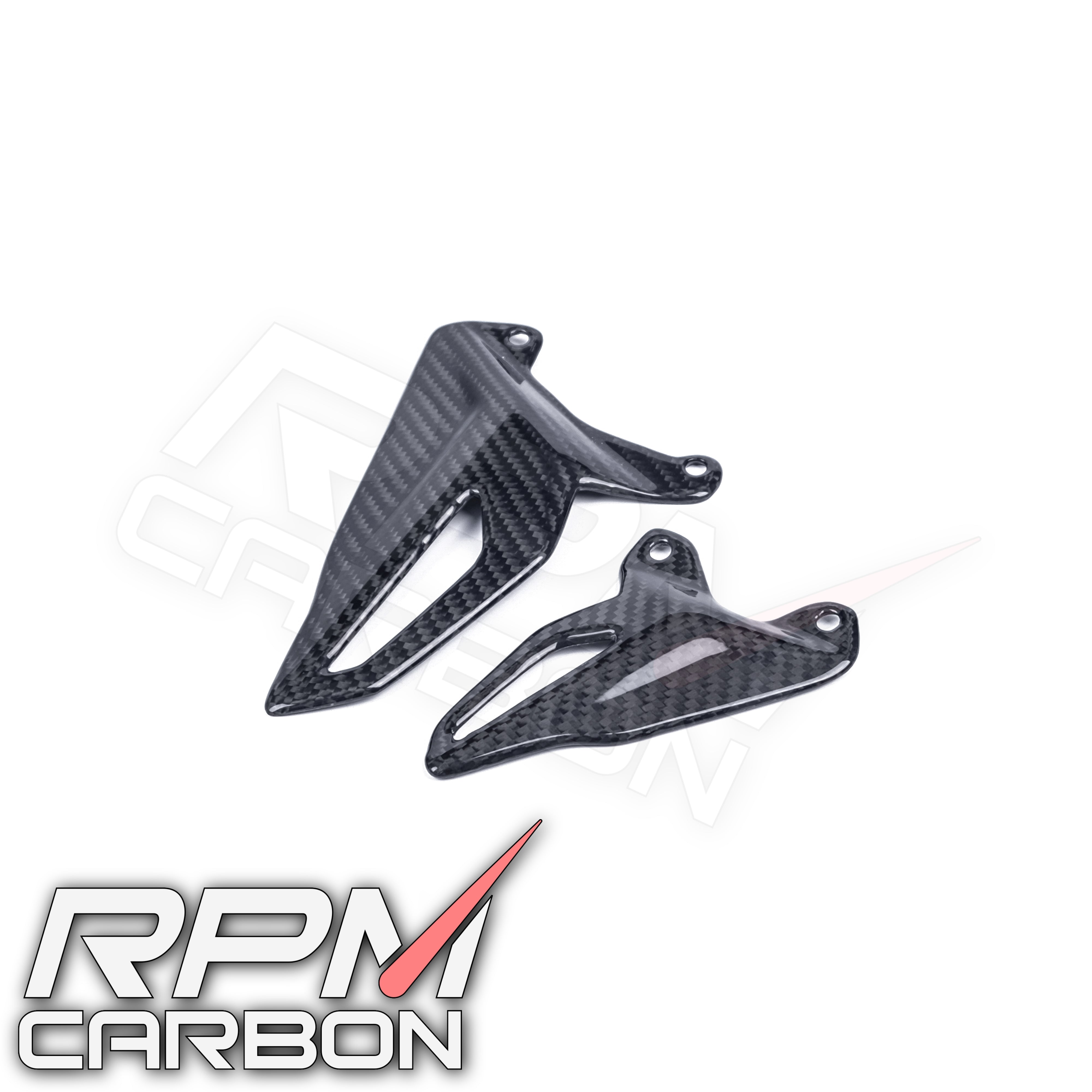 Ducati Panigale/Streetfighter V4 V2 Carbon Fiber Heel Guards DP Style