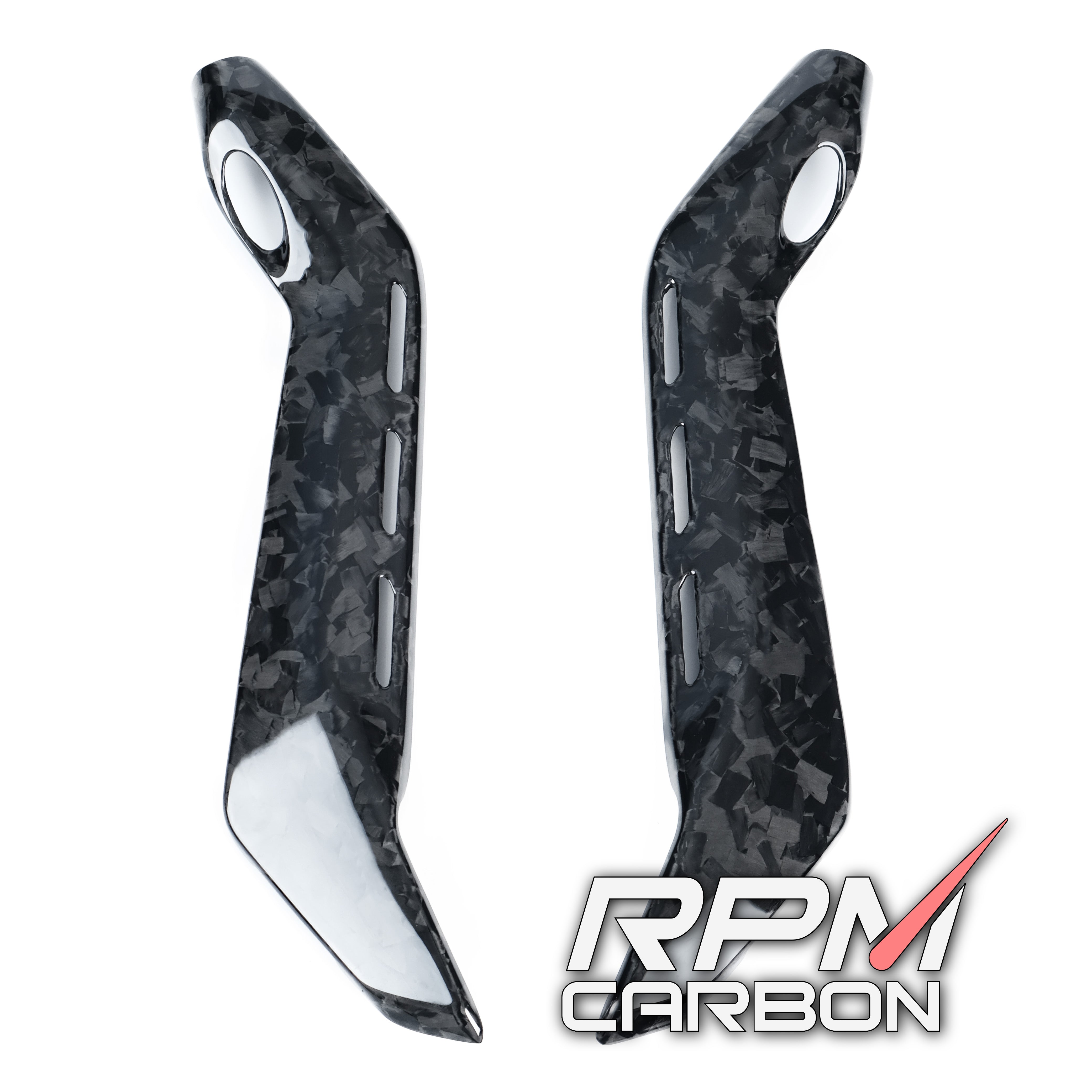 Ducati Panigale V4 Carbon Fiber Sub-Frame Covers Protectors Stock Version