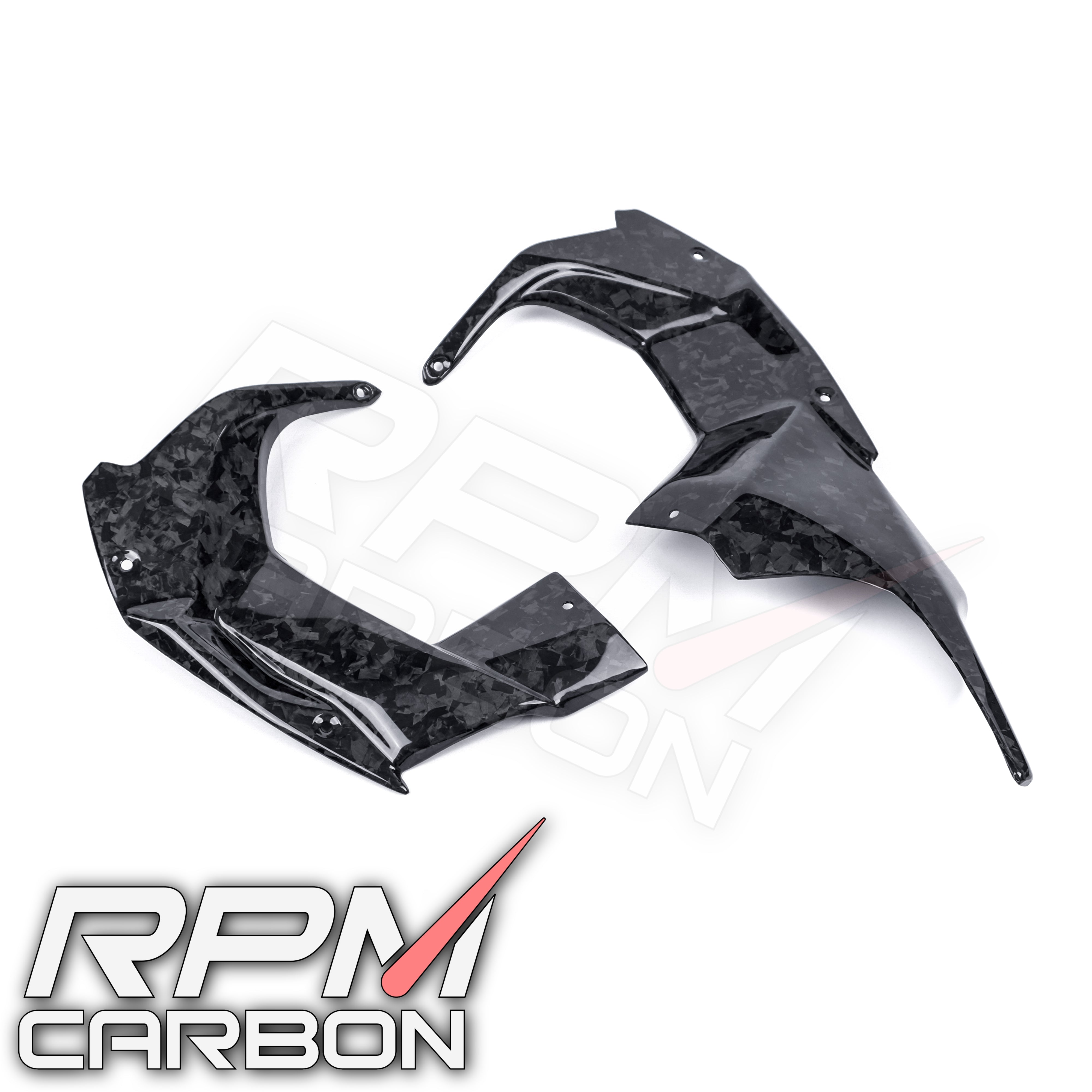 Kawasaki H2 Carbon Fiber Dashpanel Side Panels