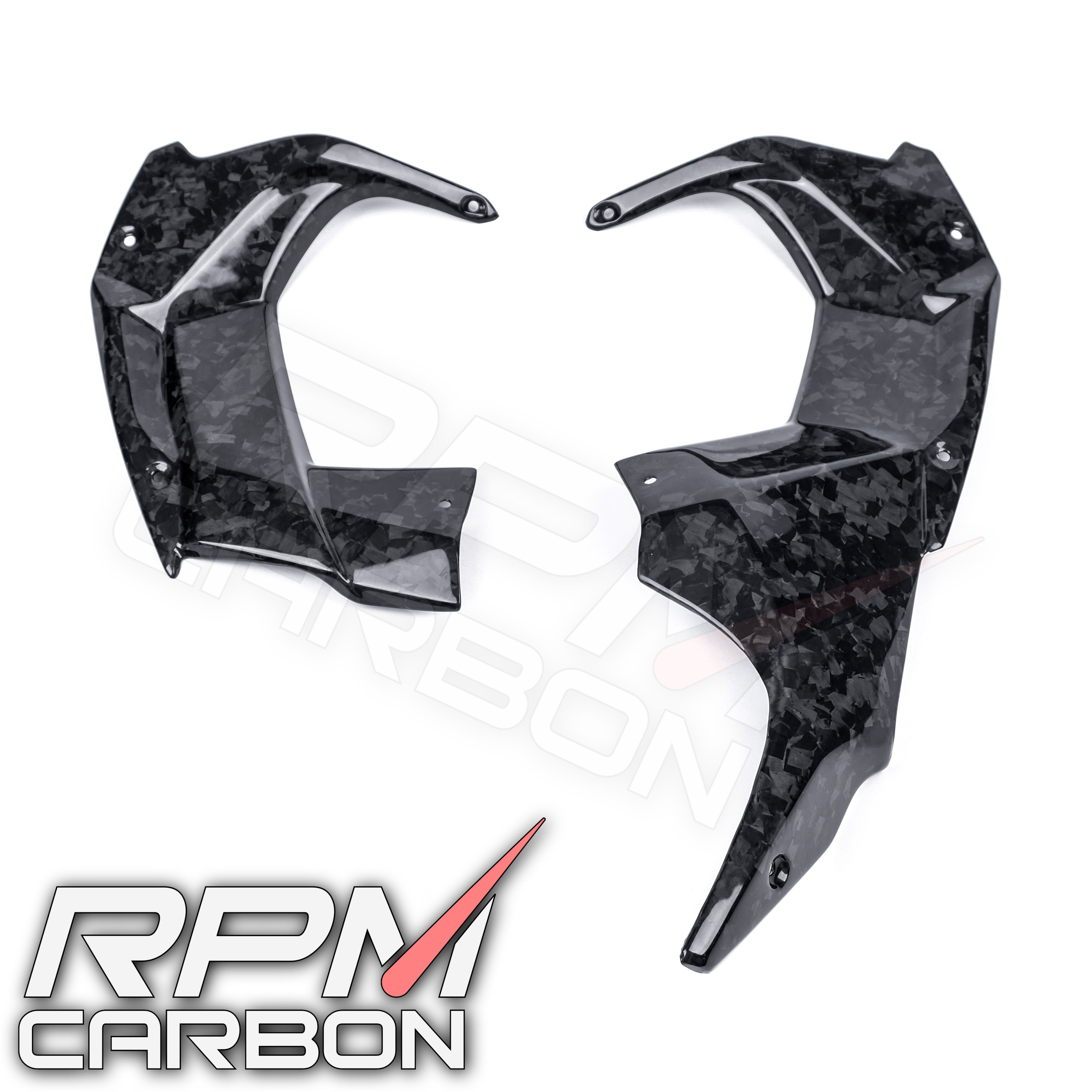 Kawasaki H2 Carbon Fiber Dashpanel Side Panels