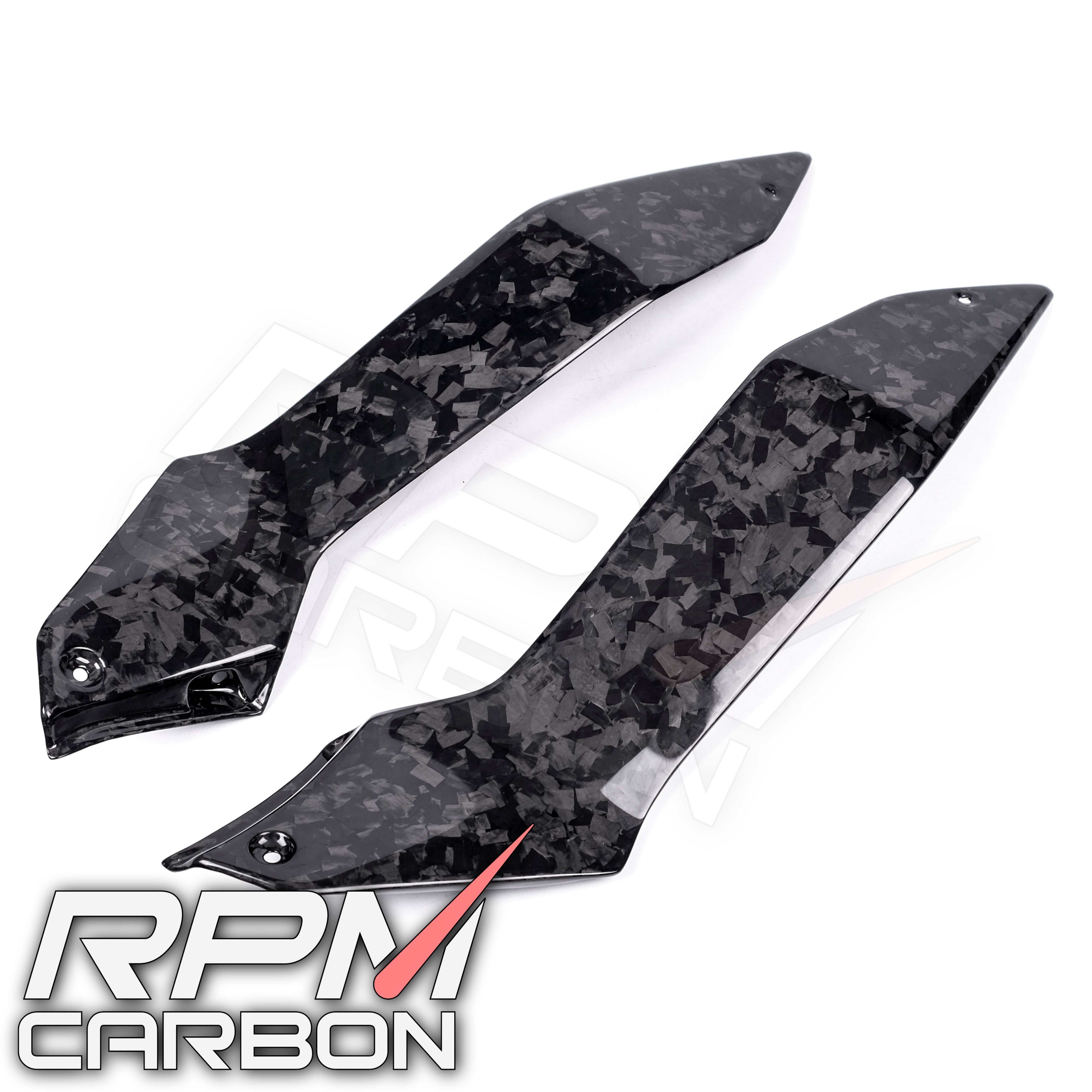 Kawasaki Z H2 Carbon Fiber Chain Tank Side Panels