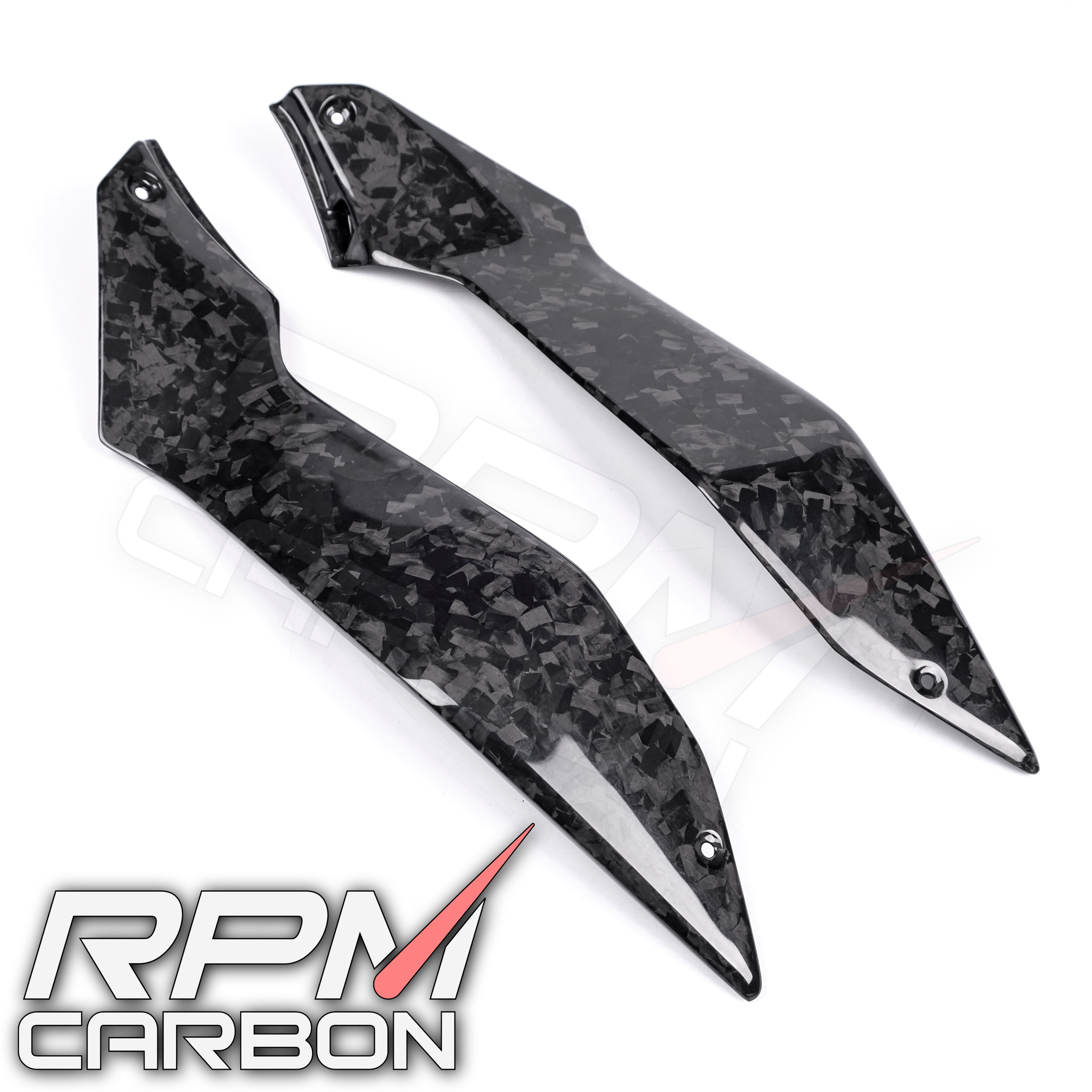 Kawasaki Z H2 Carbon Fiber Chain Tank Side Panels