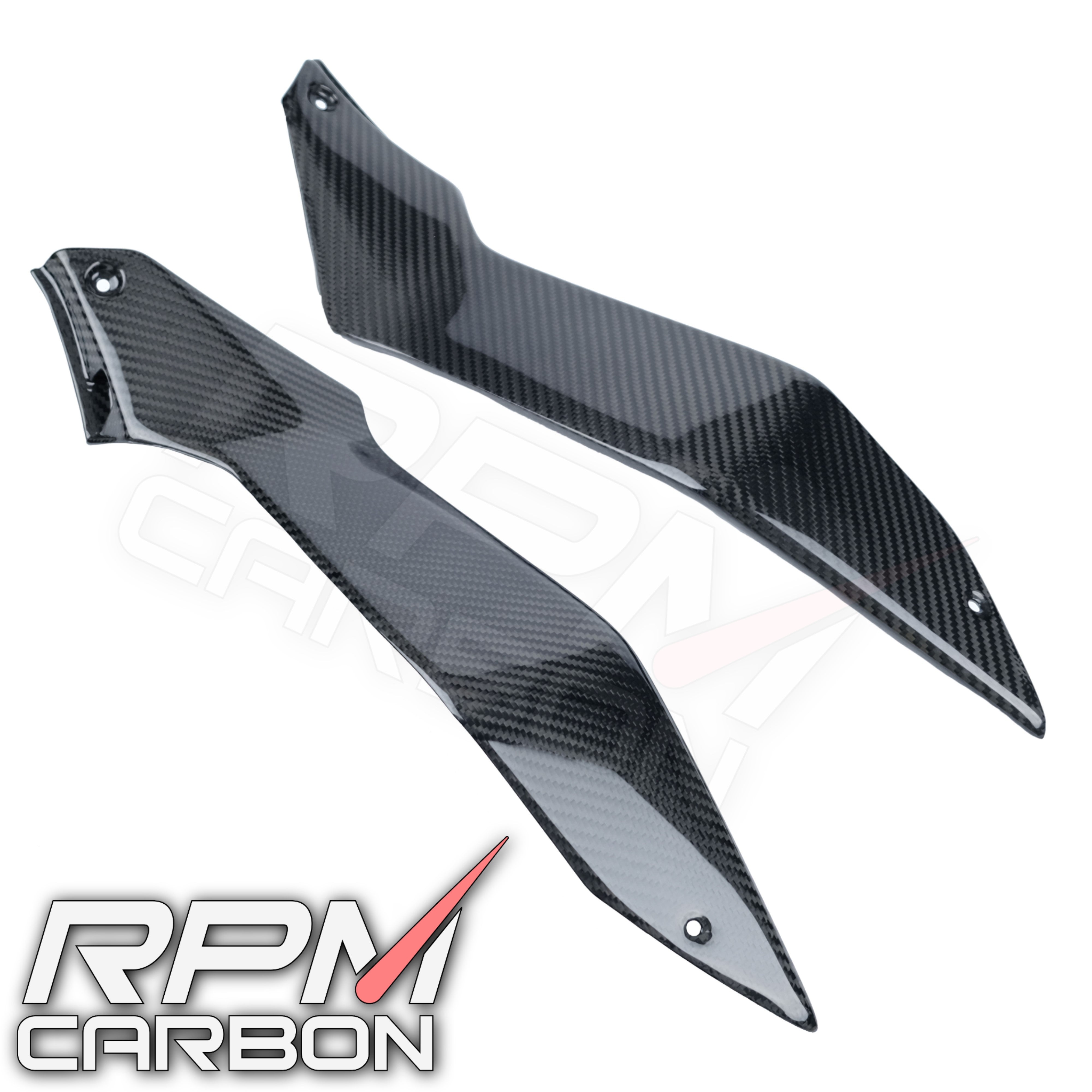 Kawasaki Z H2 Carbon Fiber Chain Tank Side Panels