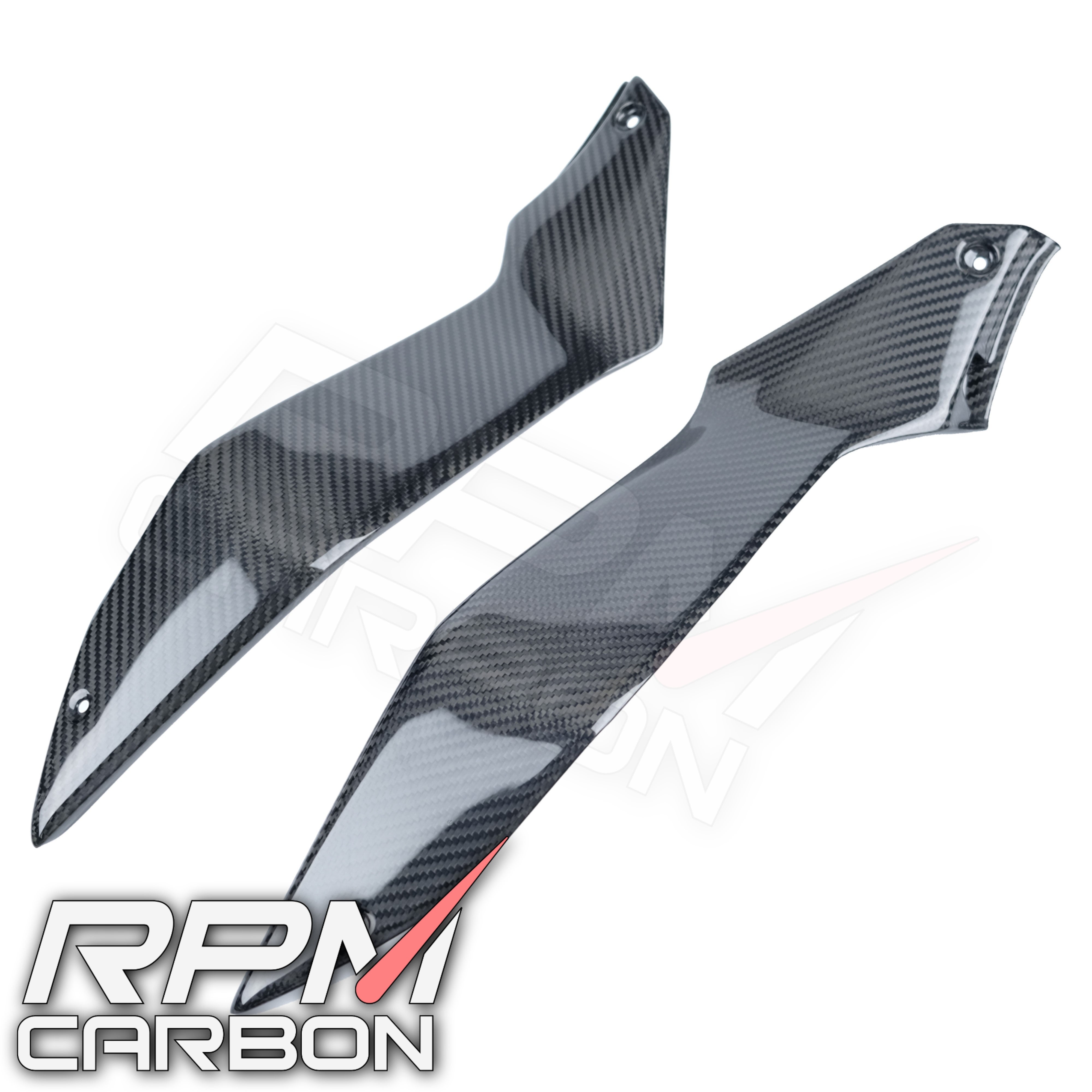 Kawasaki Z H2 Carbon Fiber Chain Tank Side Panels