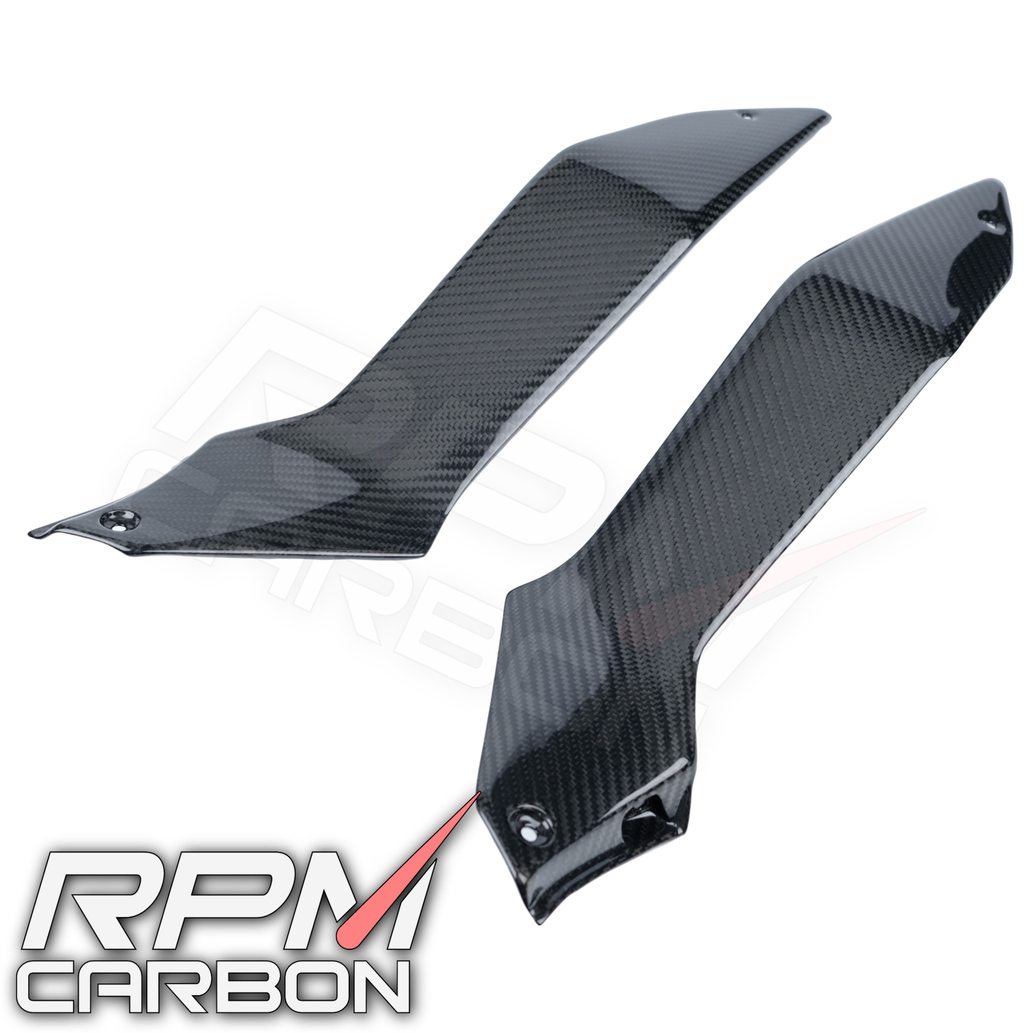 Kawasaki Z H2 Carbon Fiber Chain Tank Side Panels