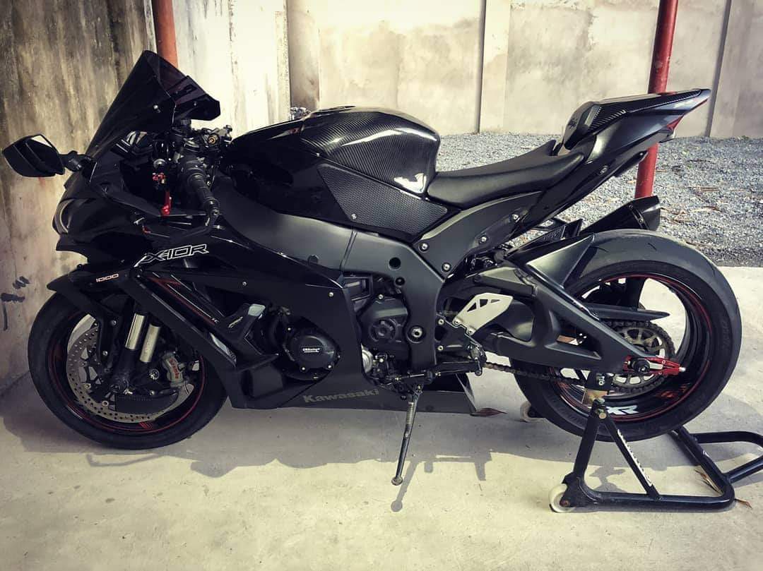 Kawasaki ZX-10R Carbonfaser-Tankabdeckungsverlängerung Carbonfaser