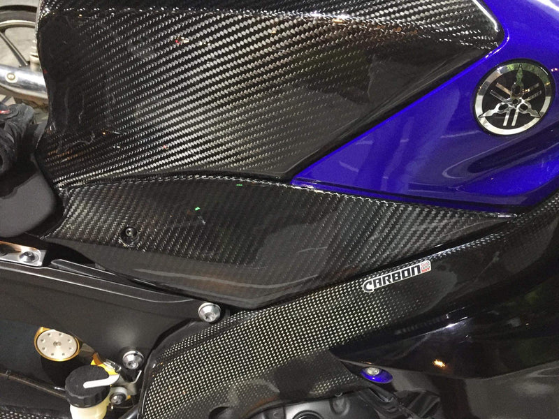 Yamaha R6 Carbon Fiber Tank Side Panels