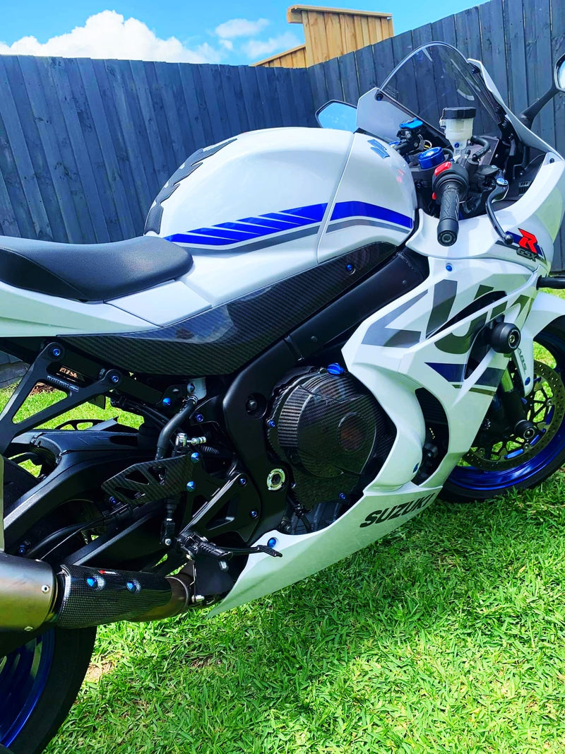 Suzuki GSX-R 1000 2017+ Carbon Fiber Engine Cover Protector