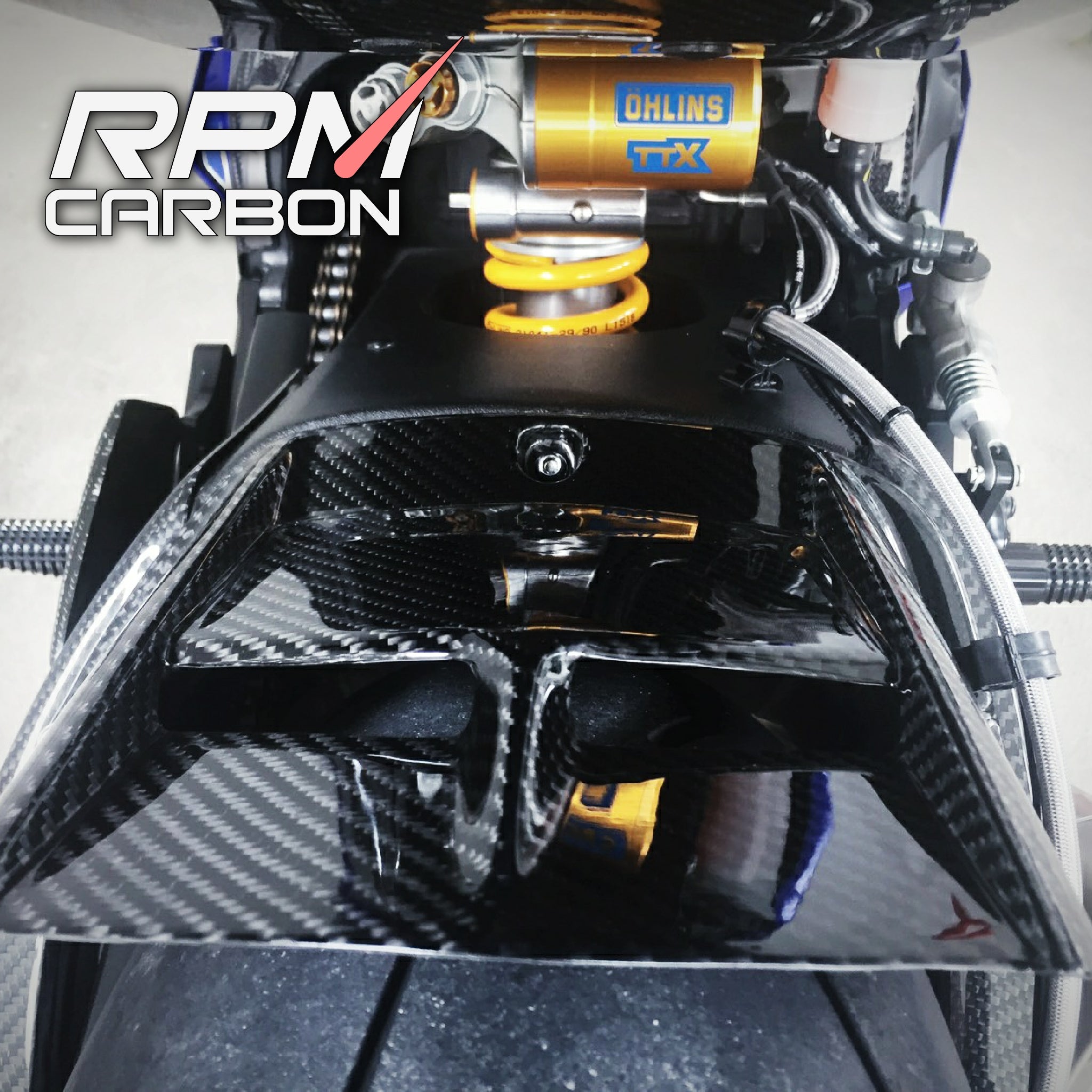 Yamaha R6 Carbon Fiber Rear Fender Hugger