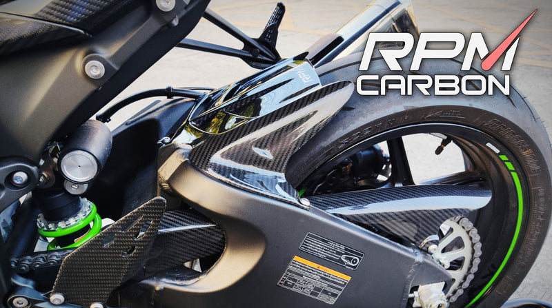 Kawasaki ZX-6R Carbon Fiber Chain Guard Cover