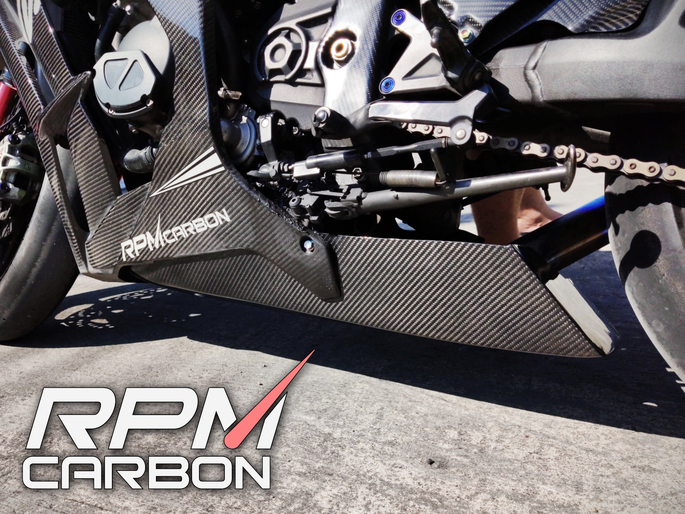 Kawasaki ZX-10R Carbon Fiber Race Belly Pan