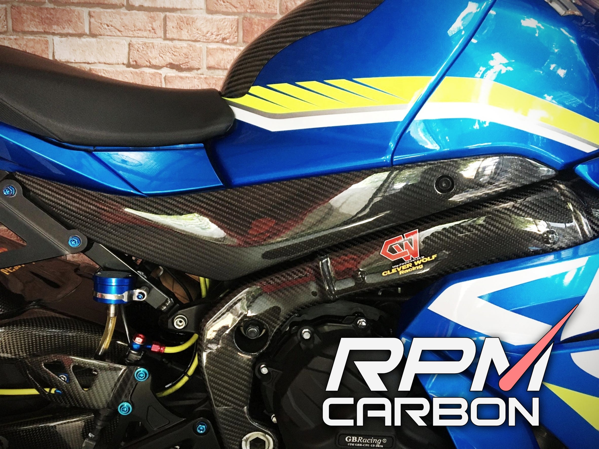 Suzuki GSX-R 1000 2017+ Carbon Fiber Tank Side Panels