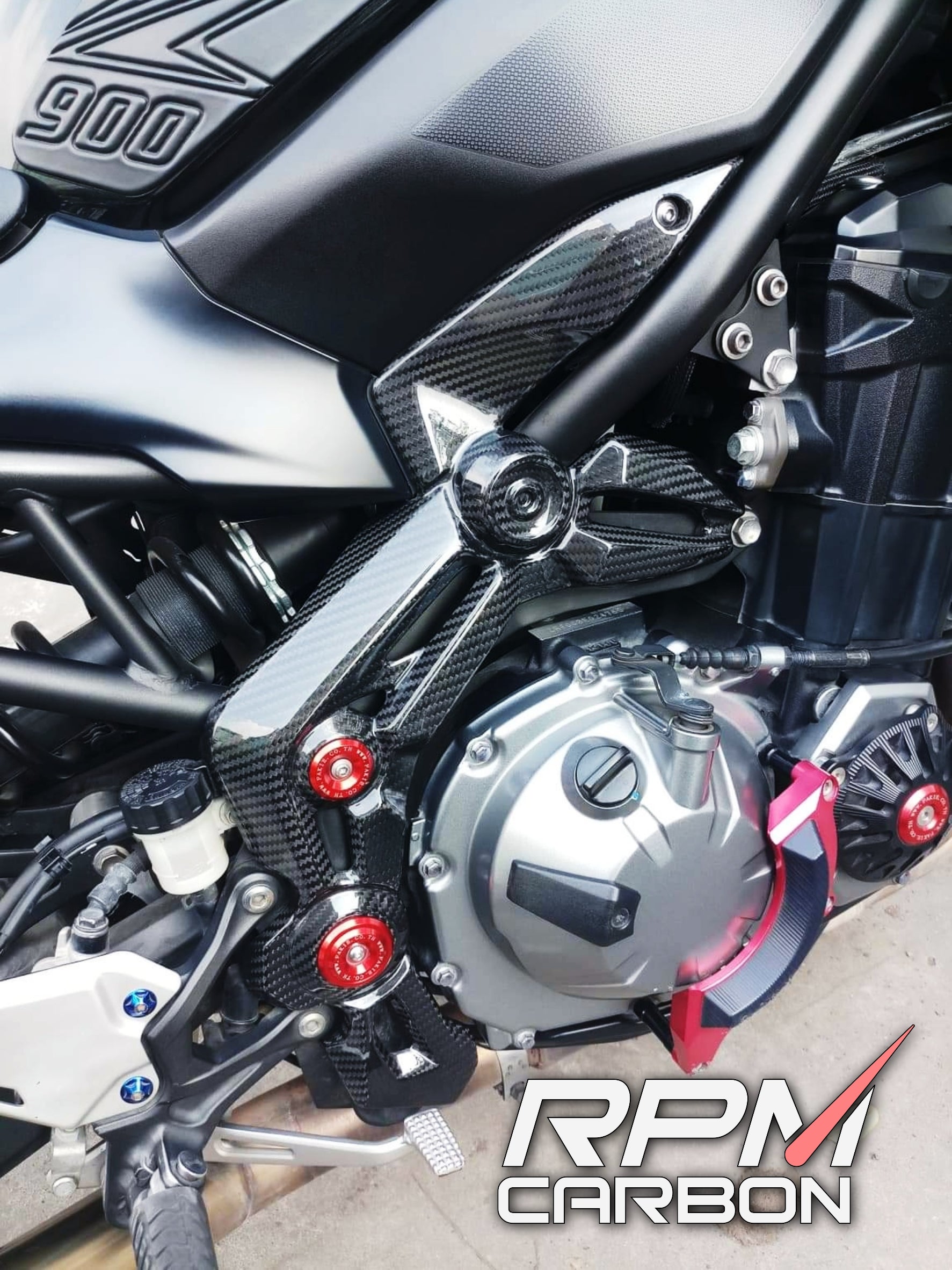 Kawasaki Z900 Carbon Fiber Frame Cover