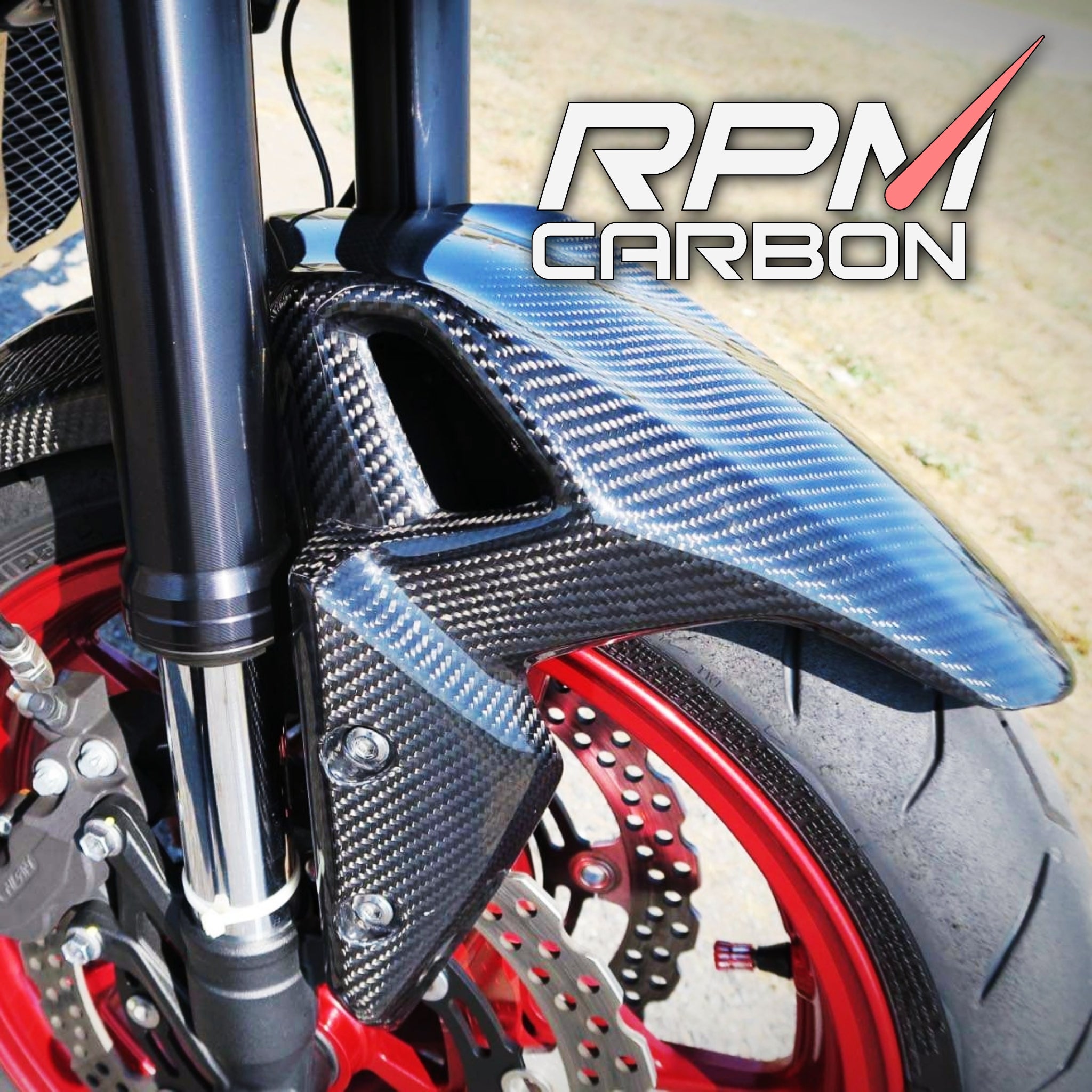 Kawasaki Z900 Carbon Fiber Font Fender Hugger Mudguard