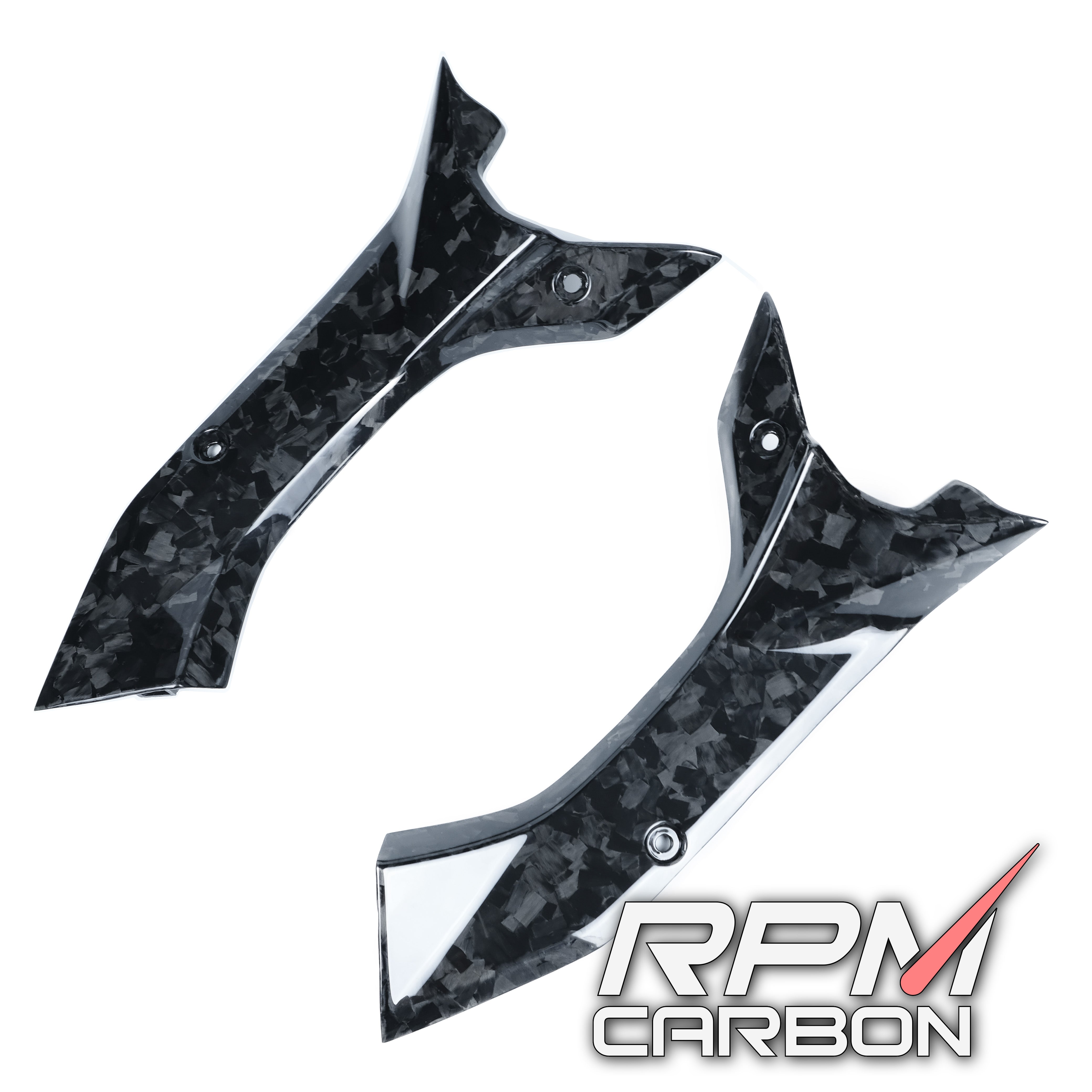 Yamaha R6 Carbon Fiber Dash Panel Side Covers