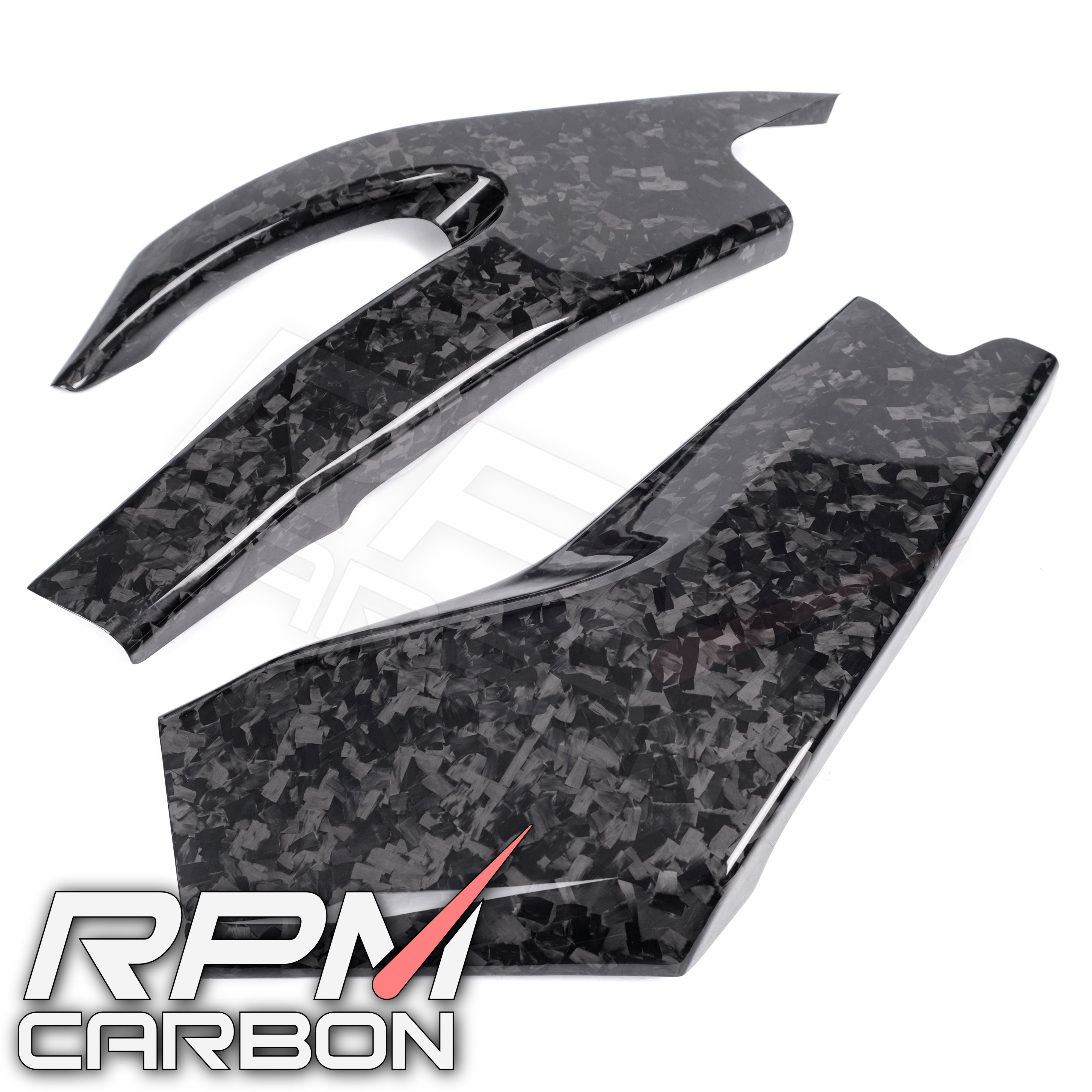 Yamaha R6 Carbon Fiber Swingarm Covers Protectors
