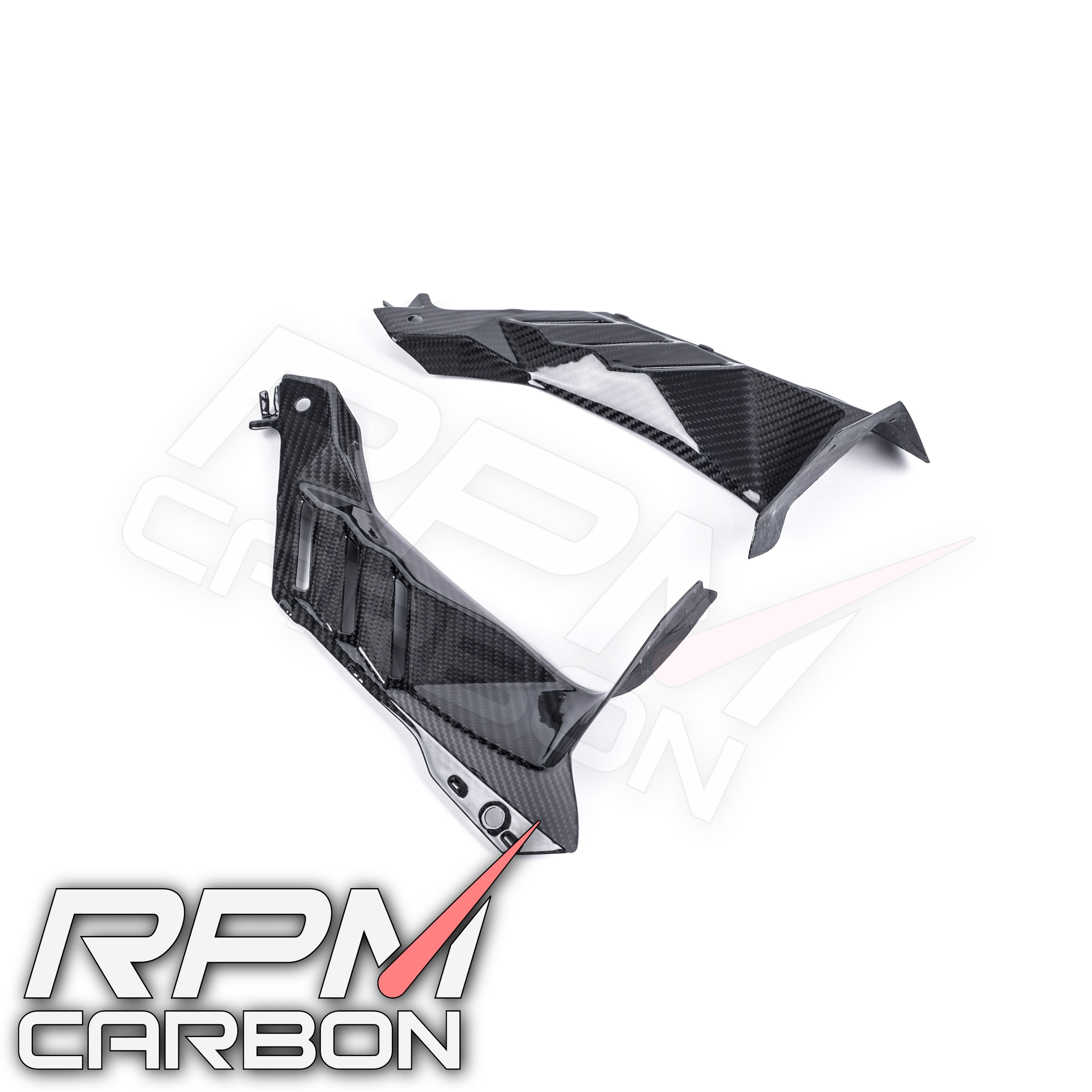 Kawasaki ZX-10R 2021+ Carbon Fiber Dash Panel Side Covers