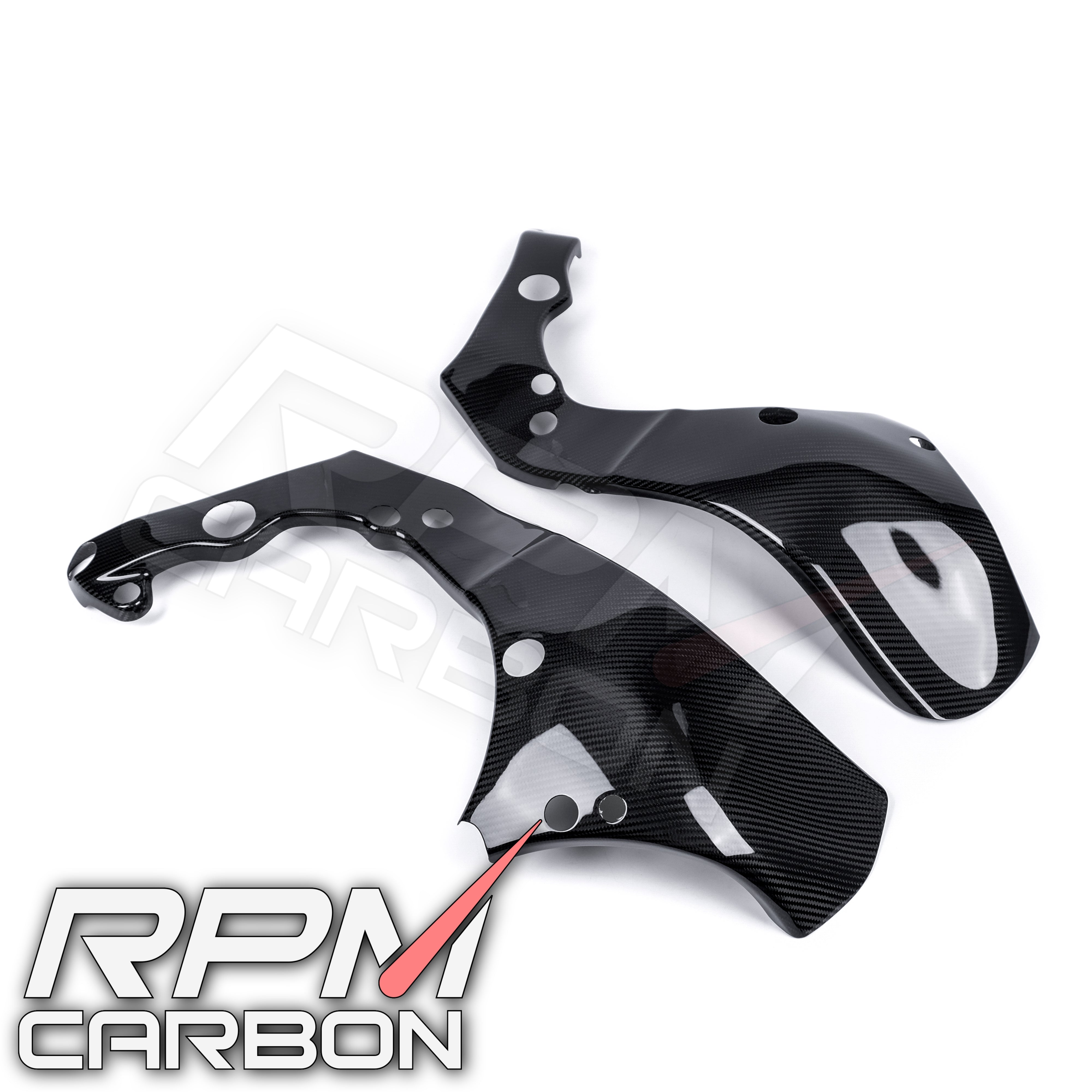 Kawasaki ZX-10R Carbon Fiber Frame Covers Protectors