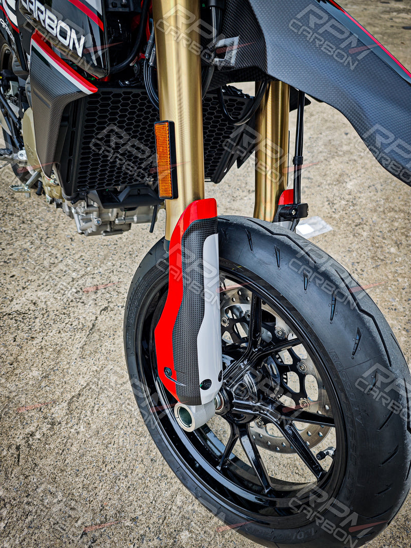 Ducati Hypermotard 698 Carbon Fiber Fork Covers