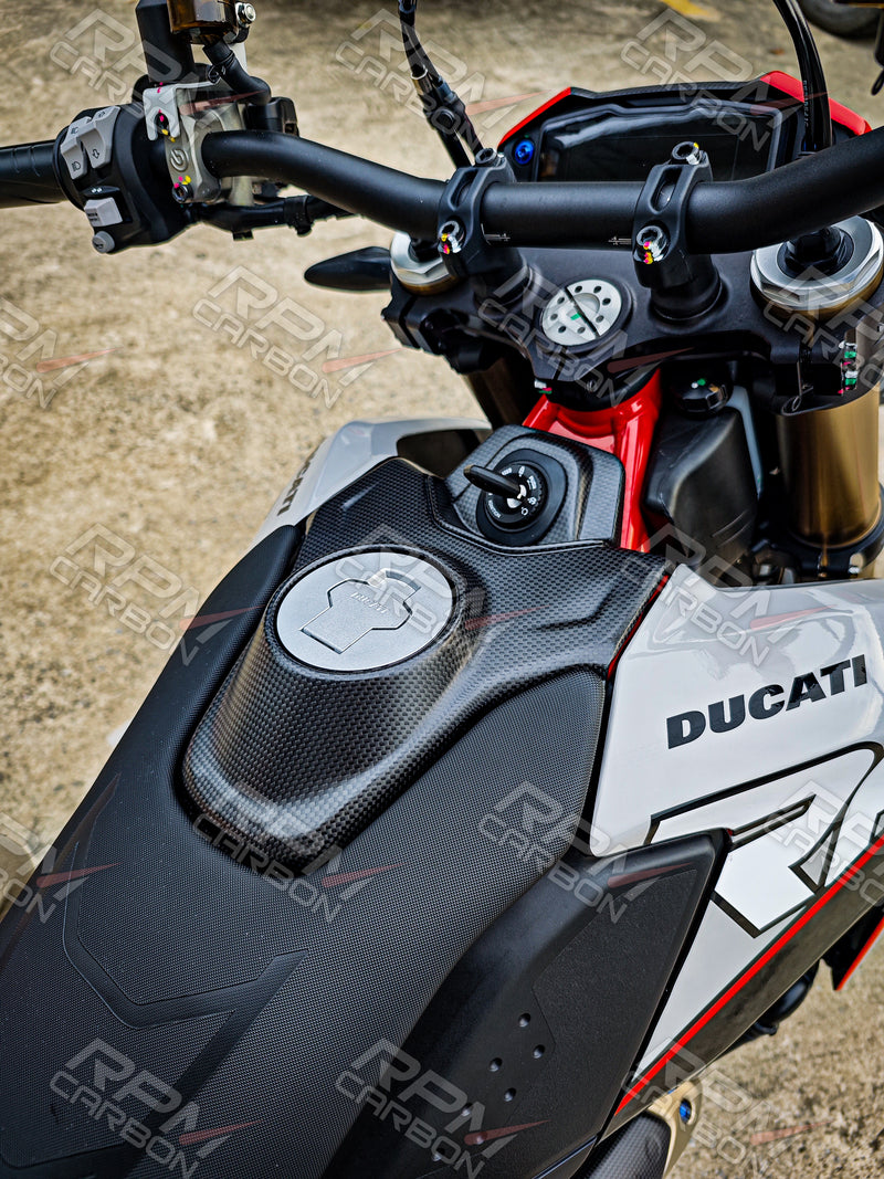 Ducati Hypermotard 698 Carbon Fiber Upper Tank Cover