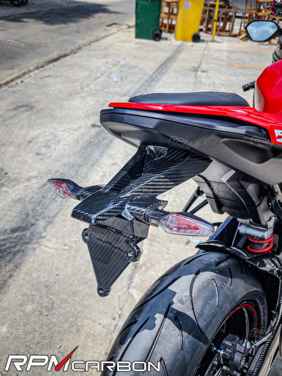 BMW S1000RR S1000R 카본 파이버 등록 번호판 홀더