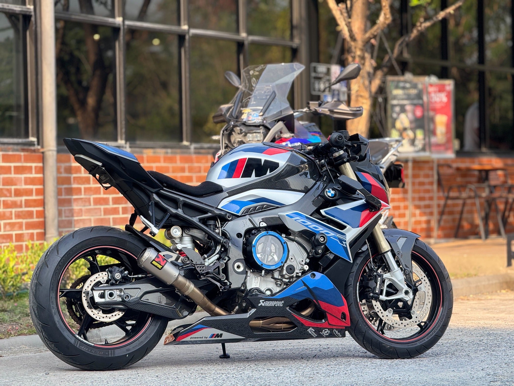 BMW S1000RR 2020 Swingarm Covers Protectors in Carbon Fiber - Style A