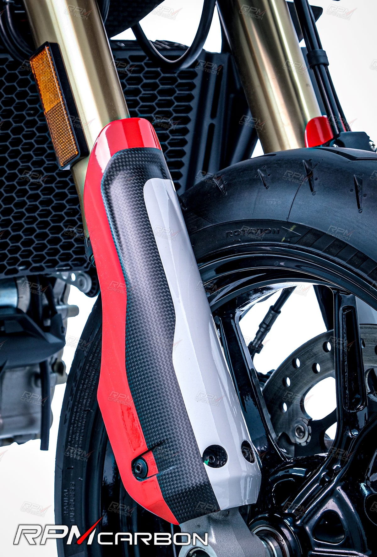 Ducati Hypermotard 698 Carbon Fiber Fork Covers
