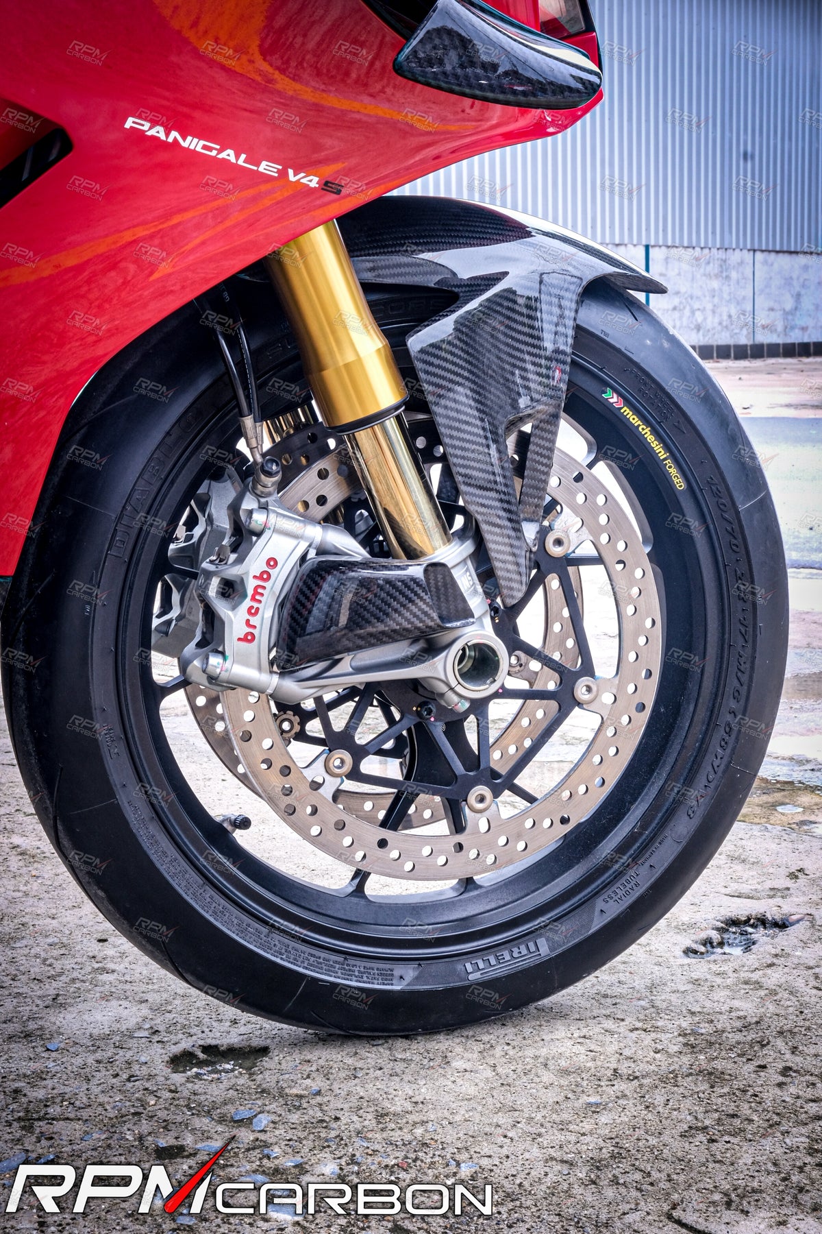 Ducati Panigale Brake Brake Caliper Cooler Air Duct