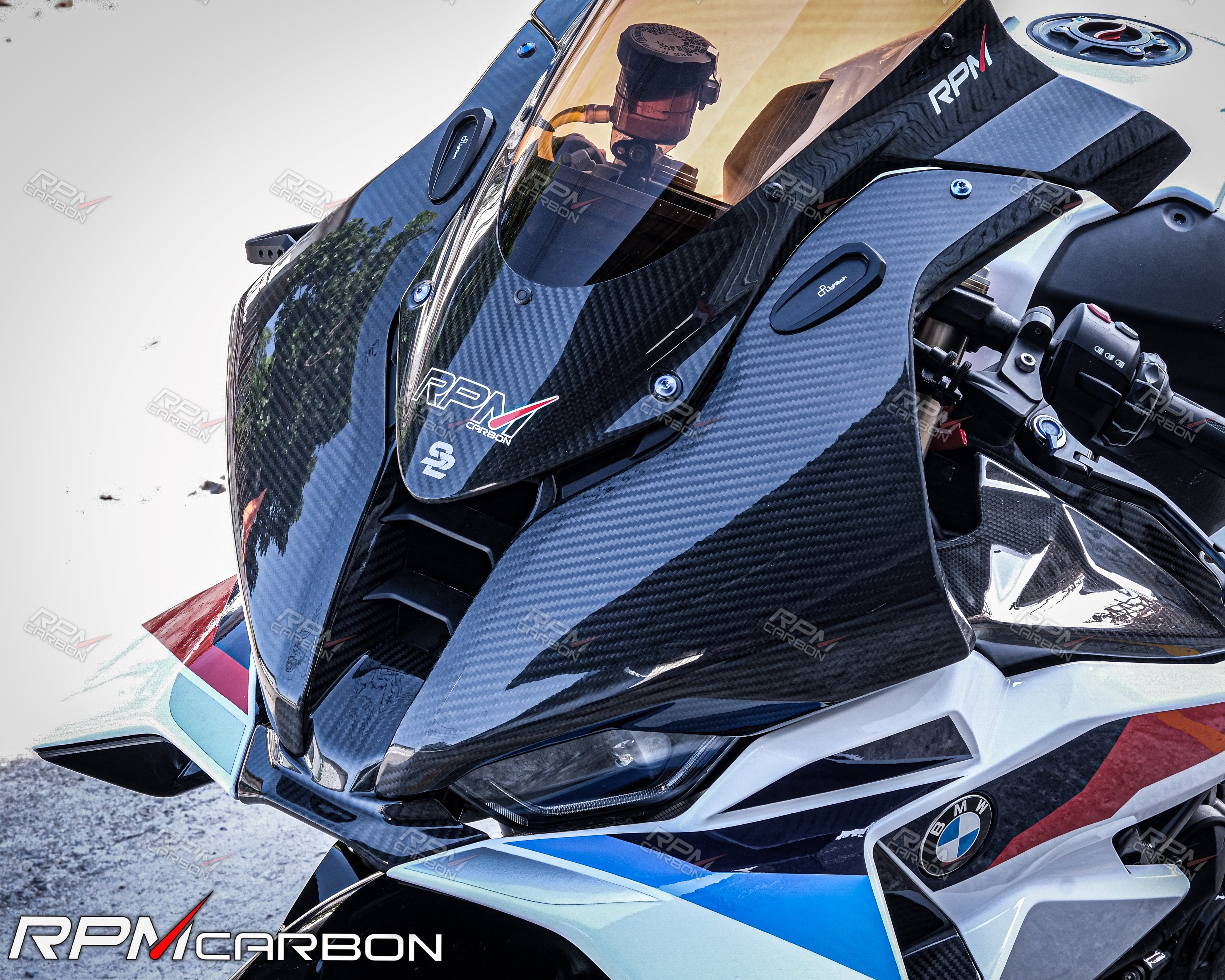 BMW S1000RR Carbon Fiber Front Fairing Panels