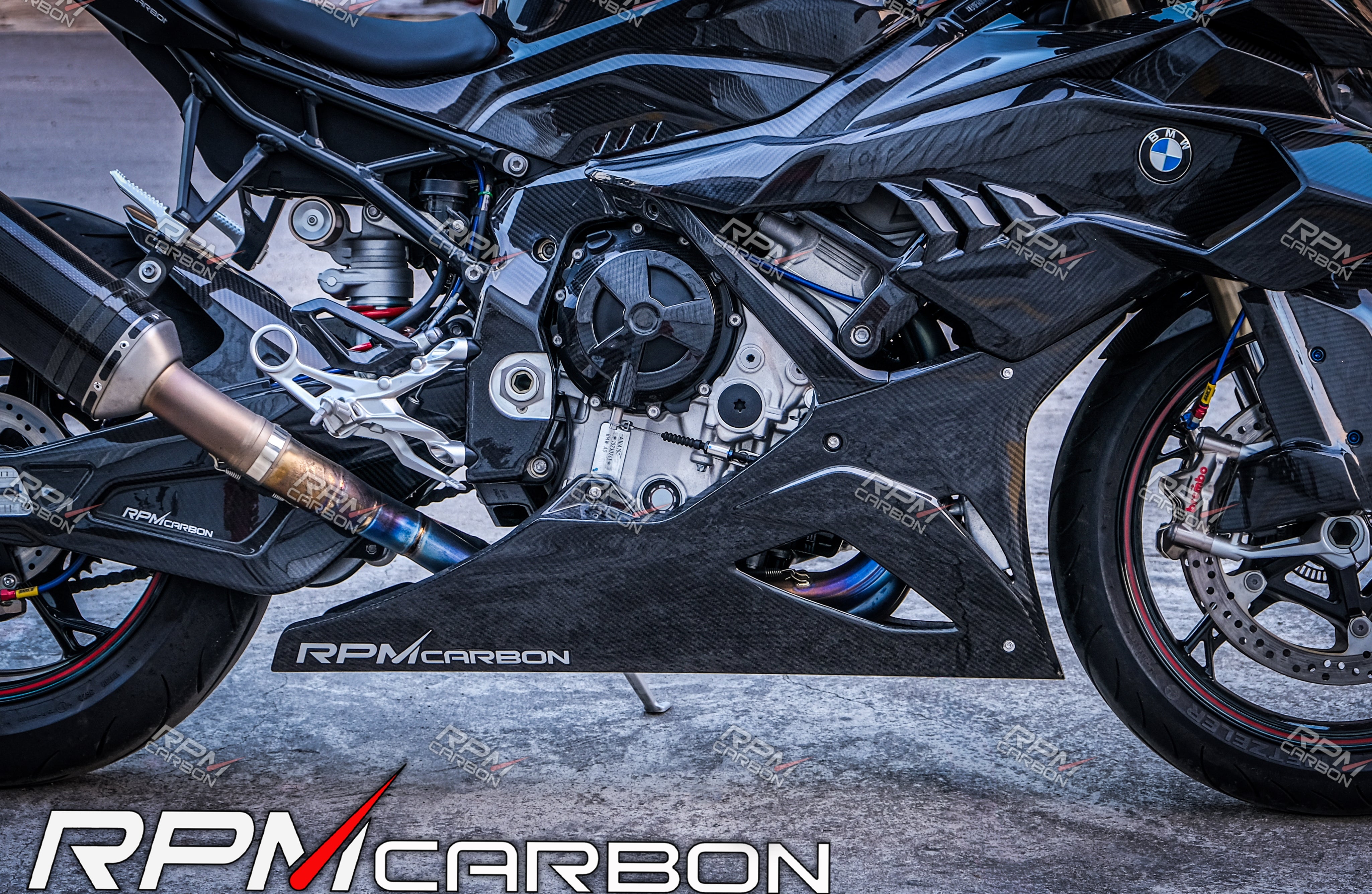 BMW S1000RR Carbon Fiber Belly Pan