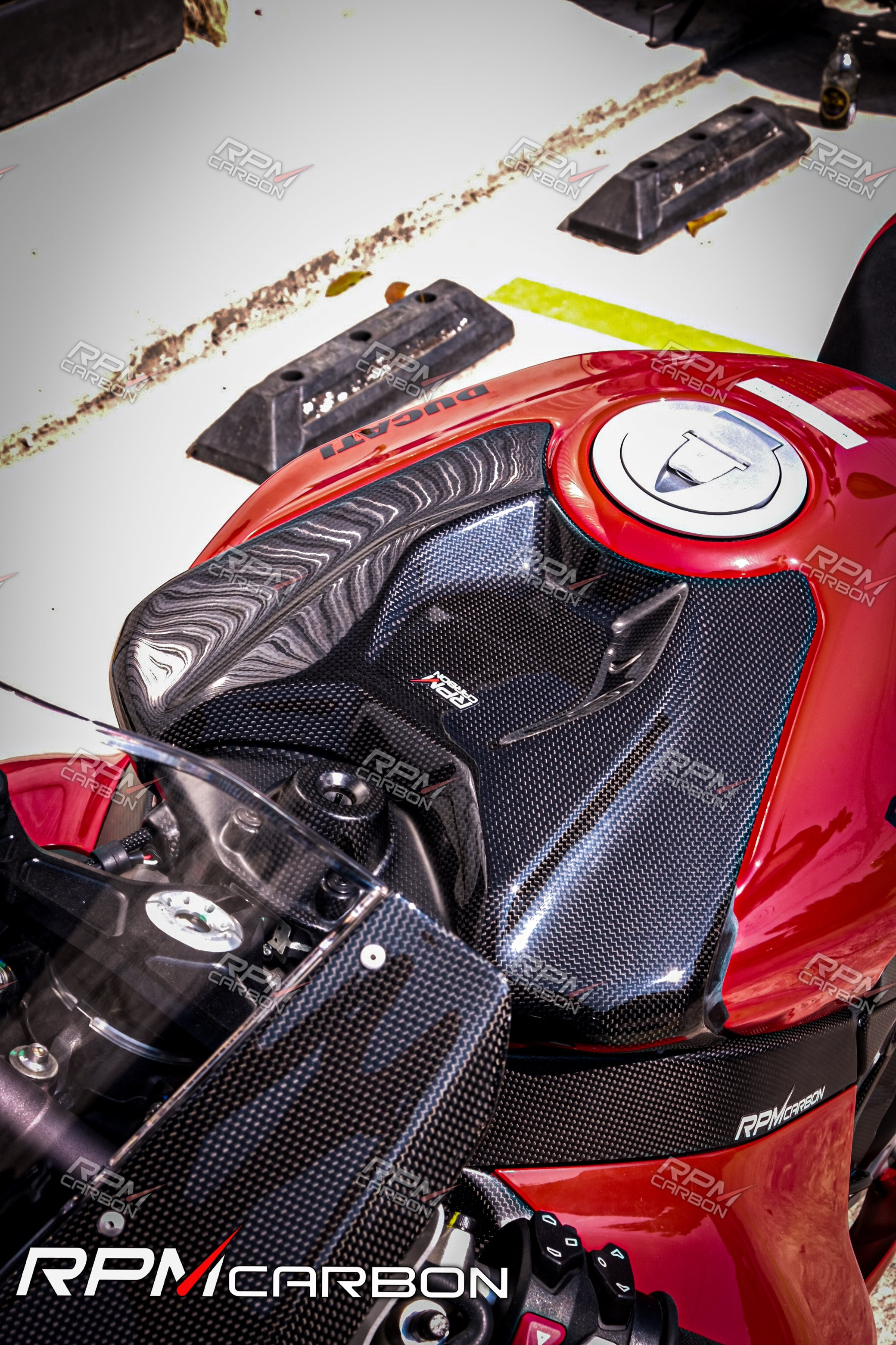 Ducati Panigale V4 Carbon Battery Airbox Cover