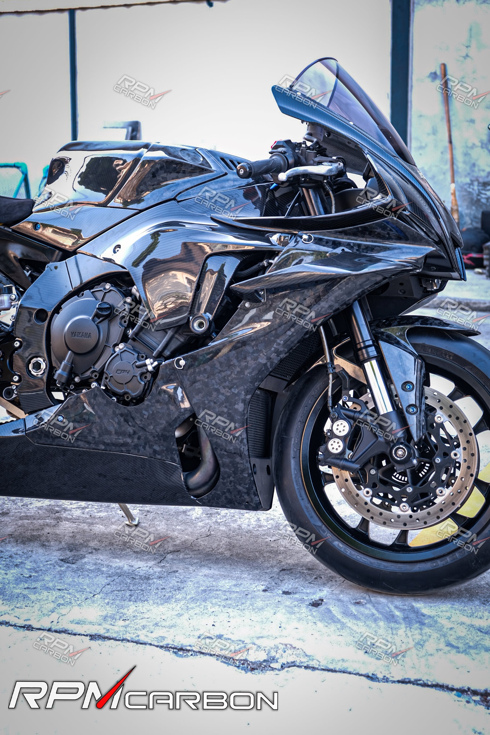 Yamaha R1 R1M 2020 Carbon Fiber Side Fairings