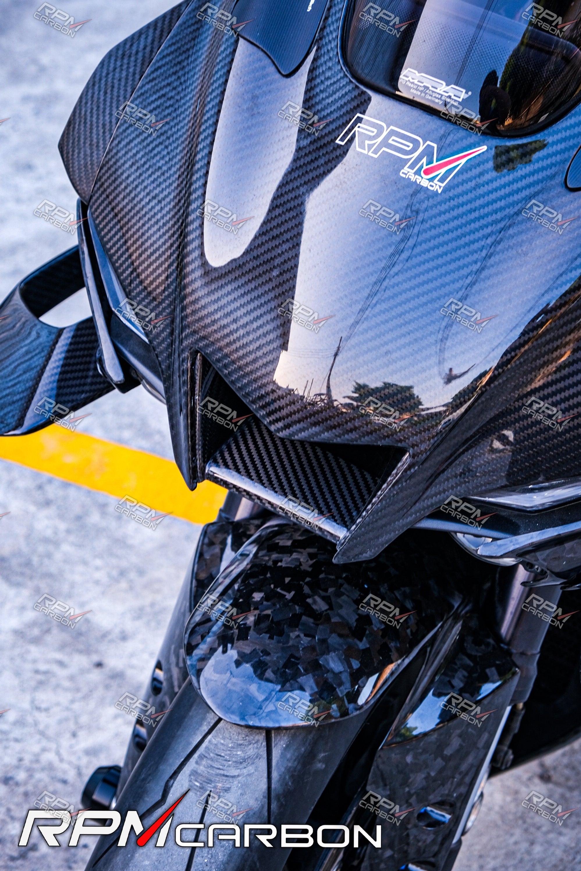 Yamaha R1 R1M 2020+ Carbon Fiber AirIntake Cover