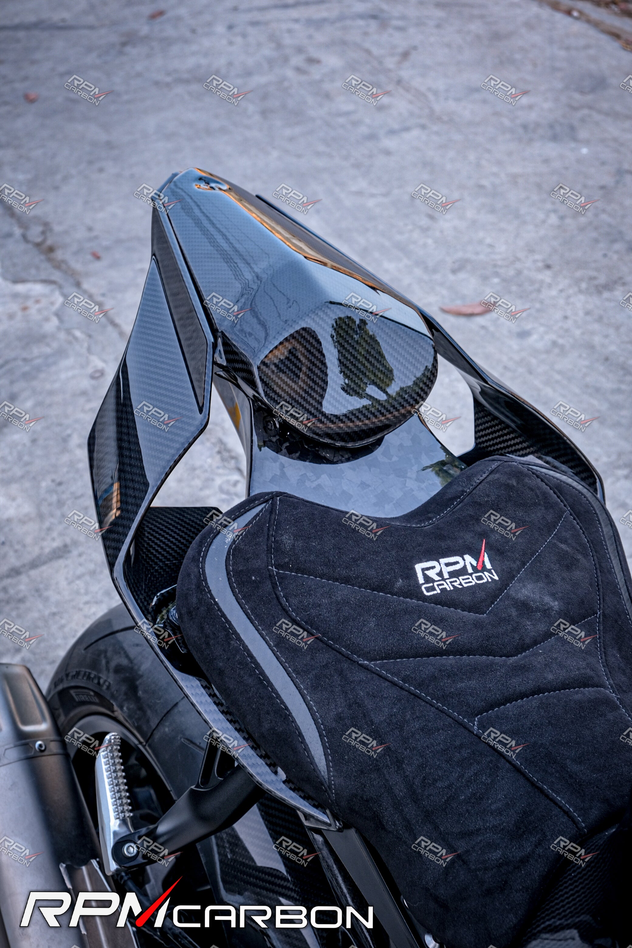 Yamaha R1 R1M Tank Cover Protector in Carbon Fiber