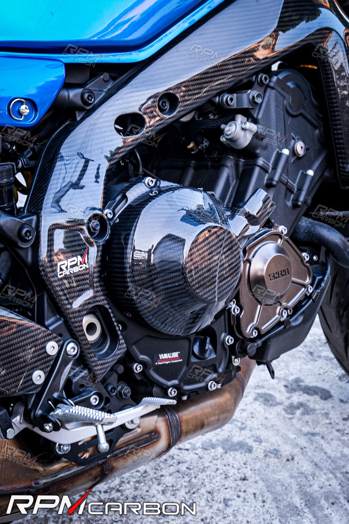 Yamaha R9 XSR900 MT-09 Carbon Fiber Engine Cover