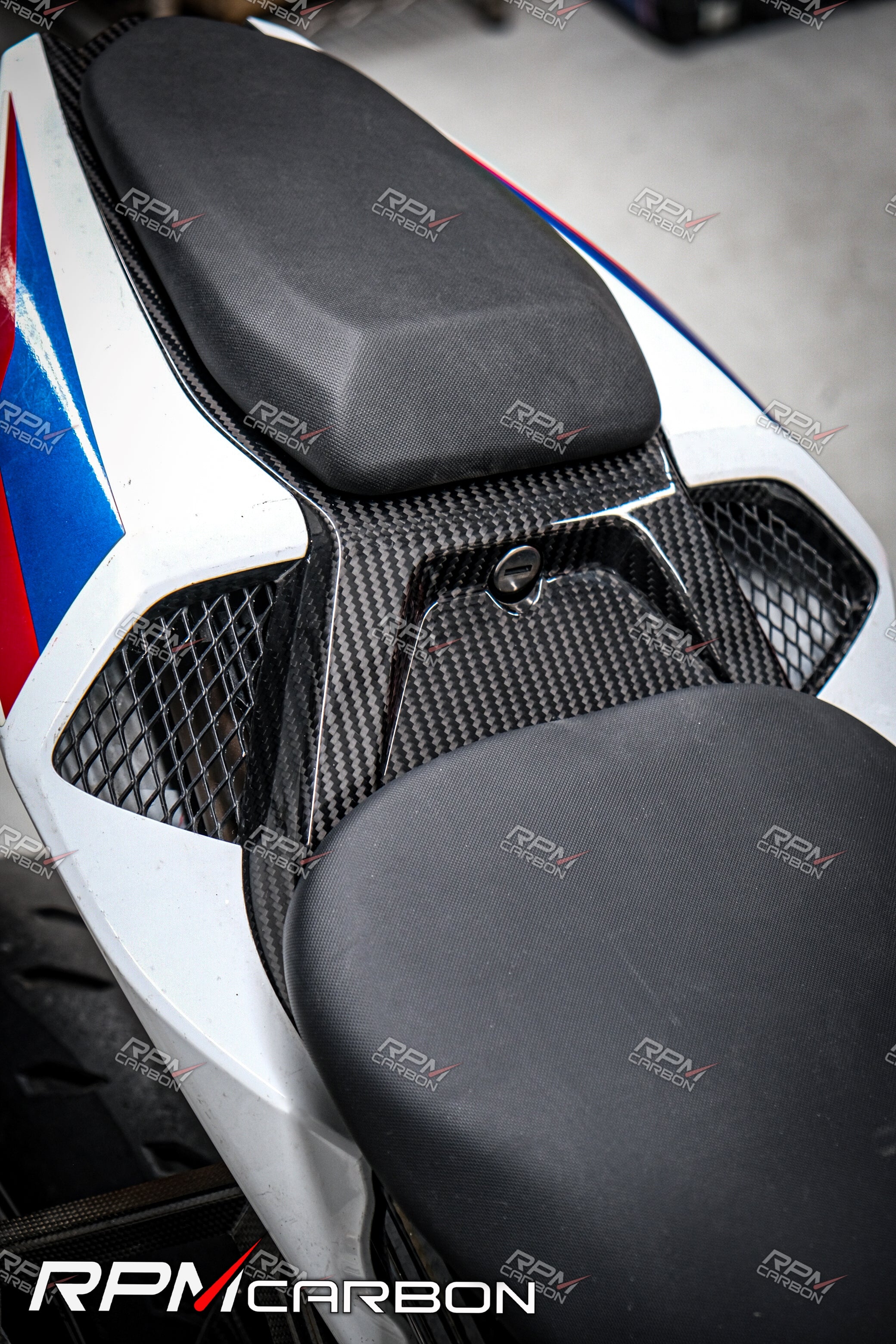 BMW S1000RR Carbon Fiber Rear Seat Panel