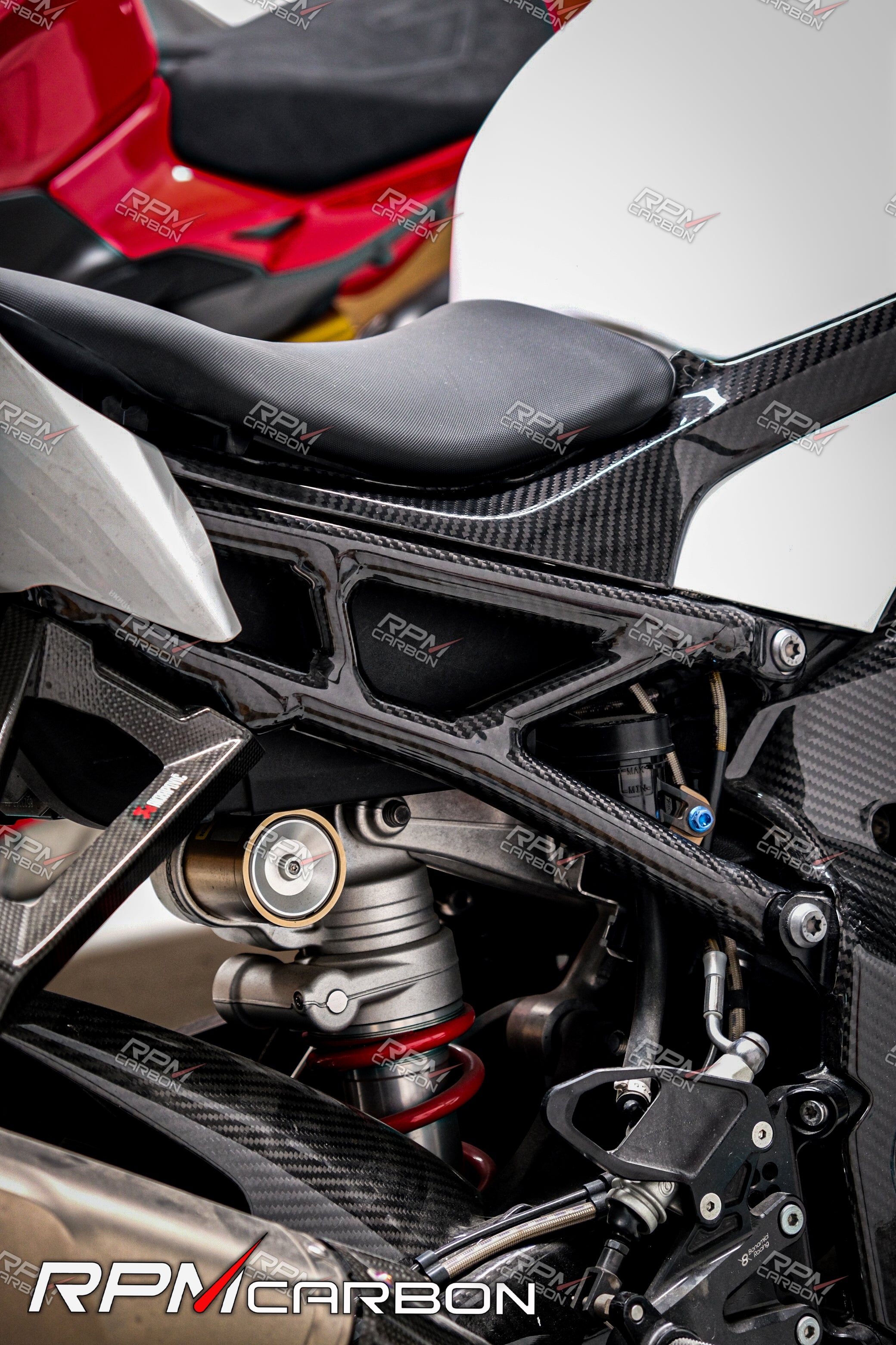 BMW S1000RR Carbon Fiber Subframe Covers
