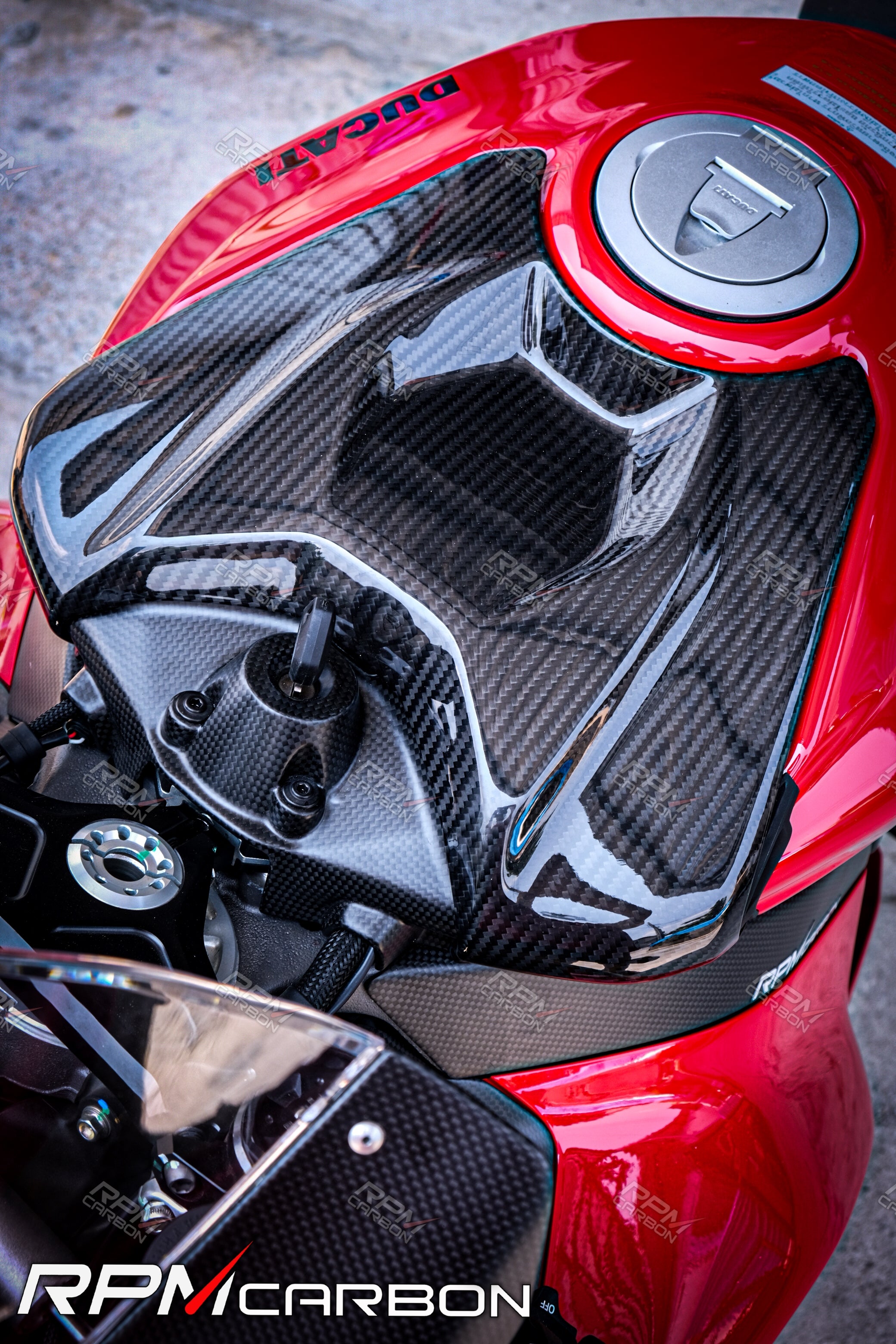 Ducati Panigale V4 Carbon Battery Airbox Cover